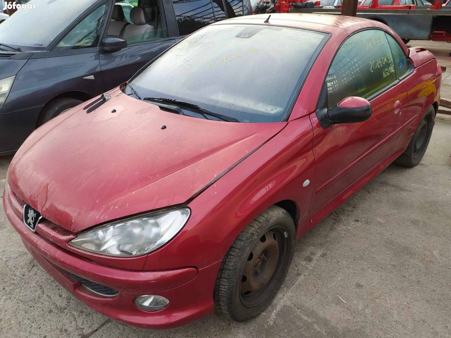 2003 Peugeot 206 CC 2.0 benzin, 5 manuális-Bontás -alkatrészei eladóak