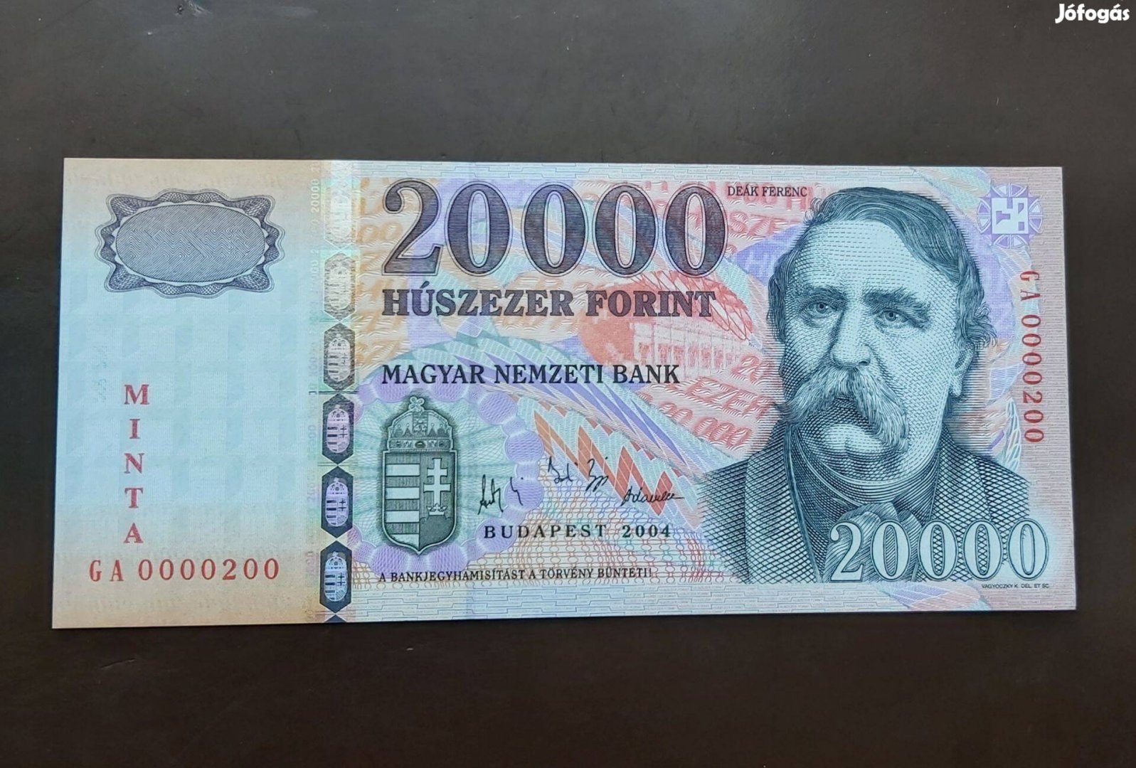 2004 Minta 20000 forintos Unc állapotban