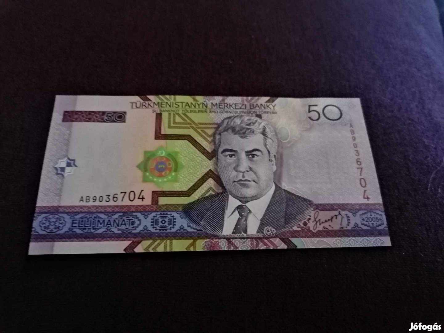 2005 / 50 Manat UNC Türkmenisztán (MM)