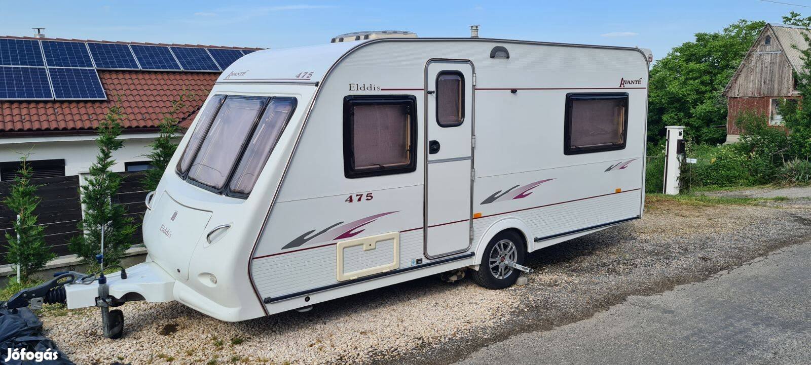 2006 Elddis Avante 475 lakókocsi. 5 személyes. Magyar Papirok