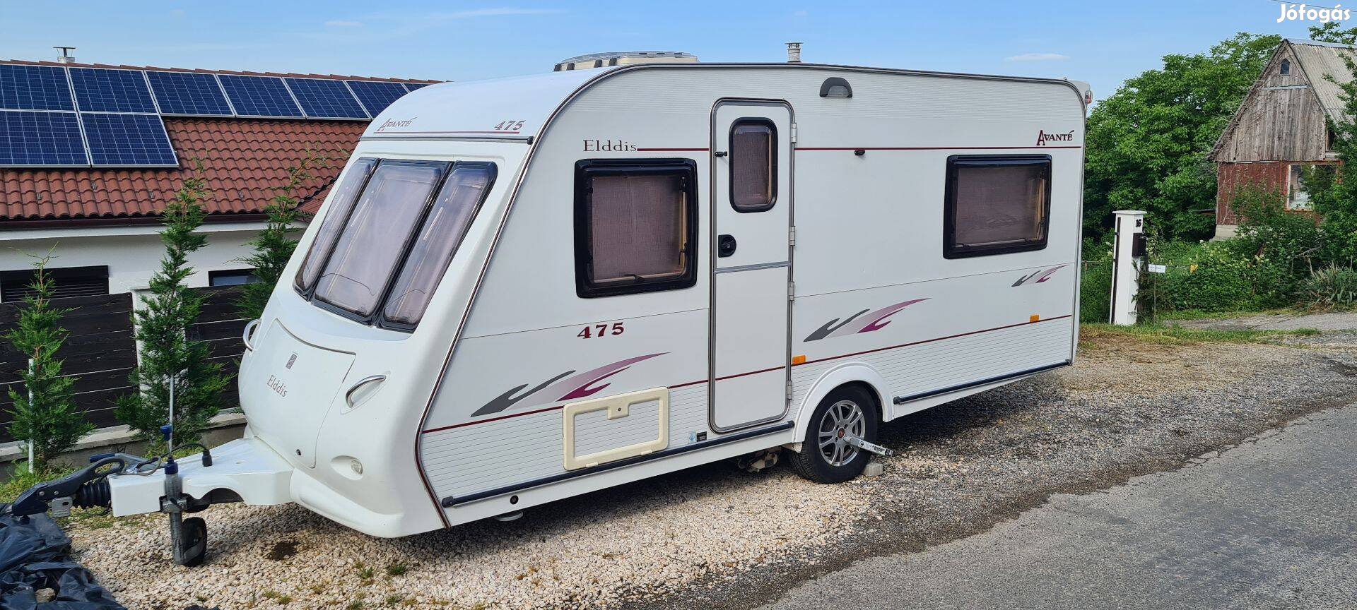 2006 Elddis avante 475 lakókocsi. Magyar okmányokkal. 5 személyes