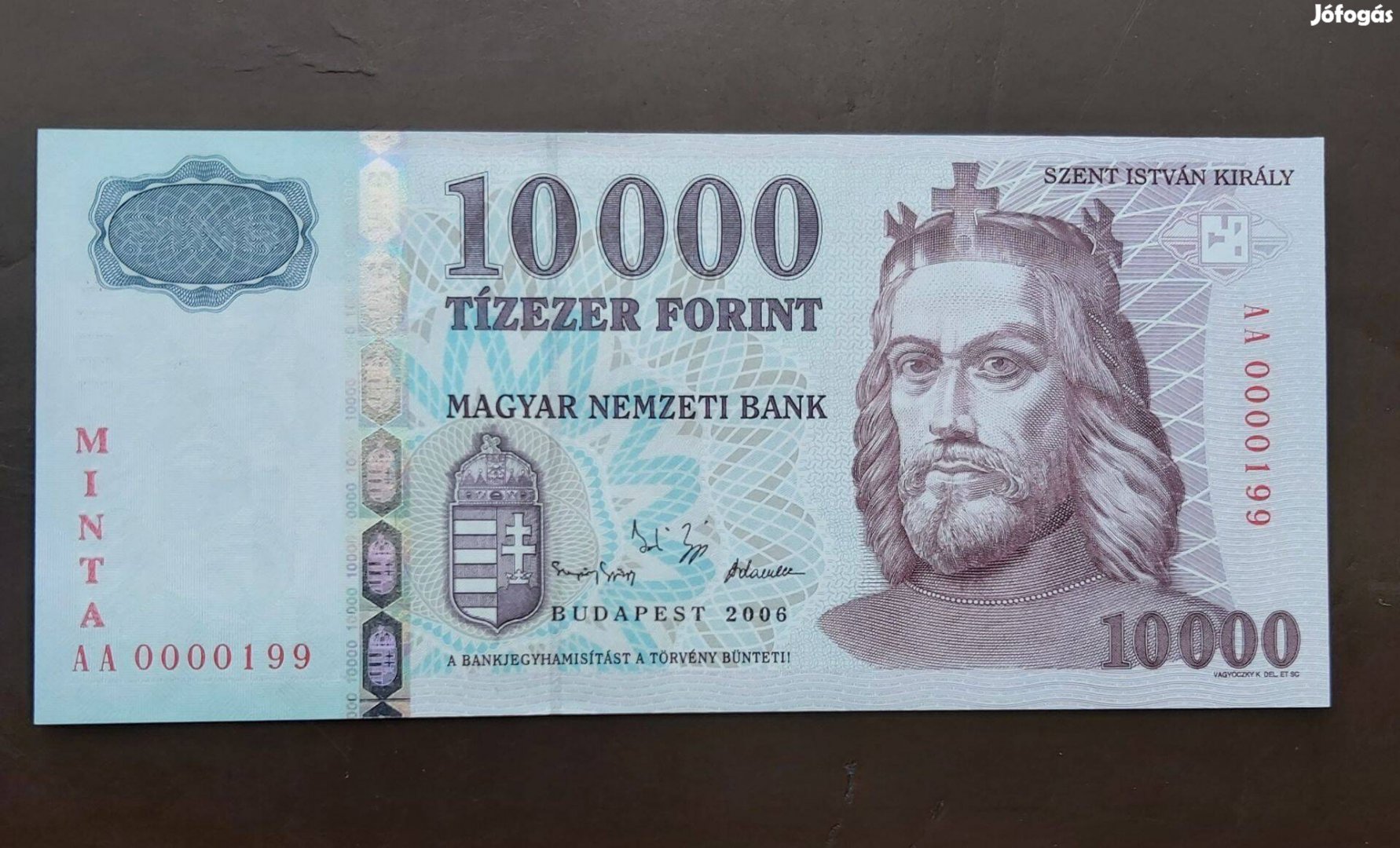 2006 Tízezer forint Minta Unc állapotban