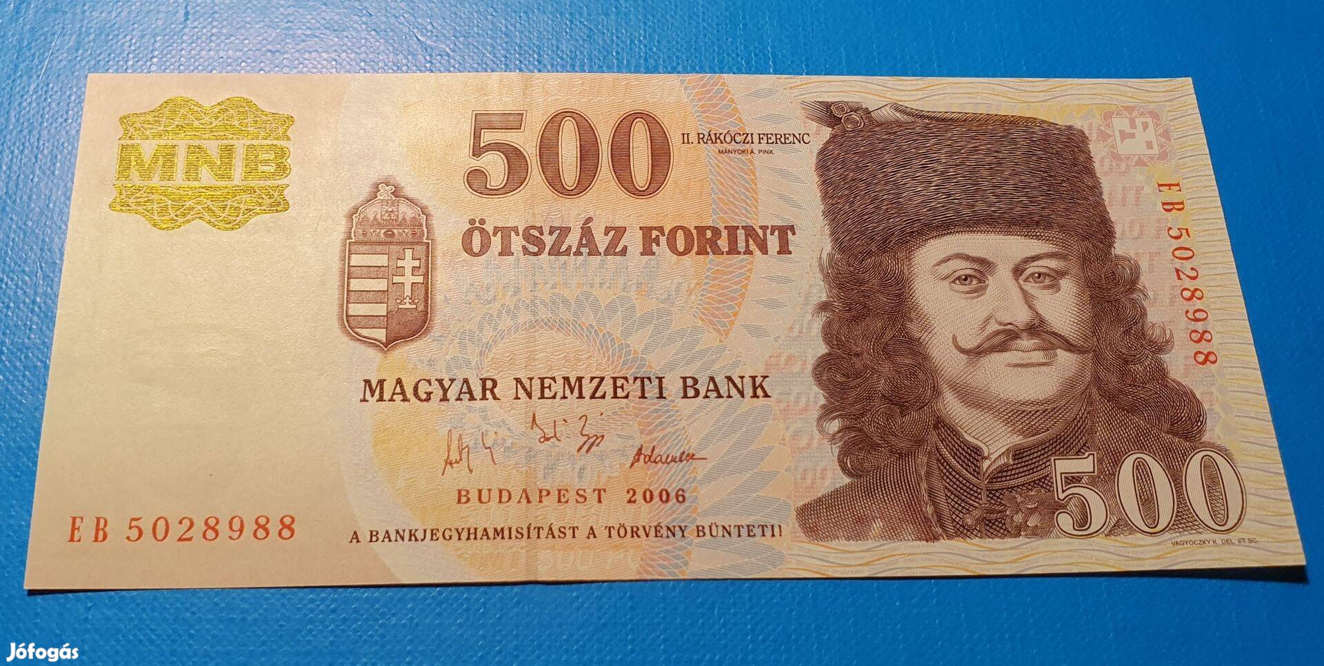 2006 - 500 Forint 56- os Forradalmi. UNC - állapotban