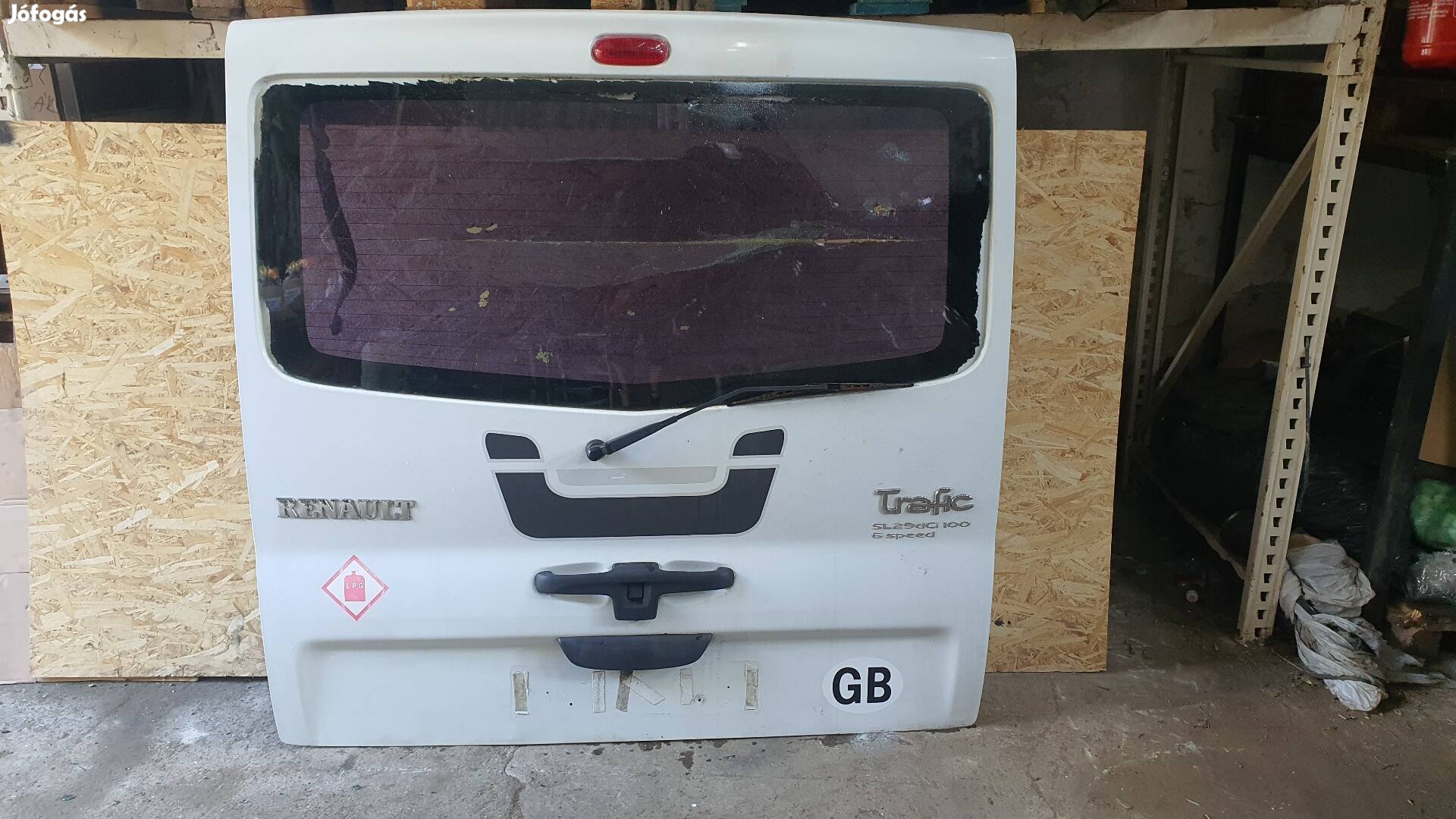 2007 Renault Trafic csomagtér ajtó szállítási sérült 24.07.03