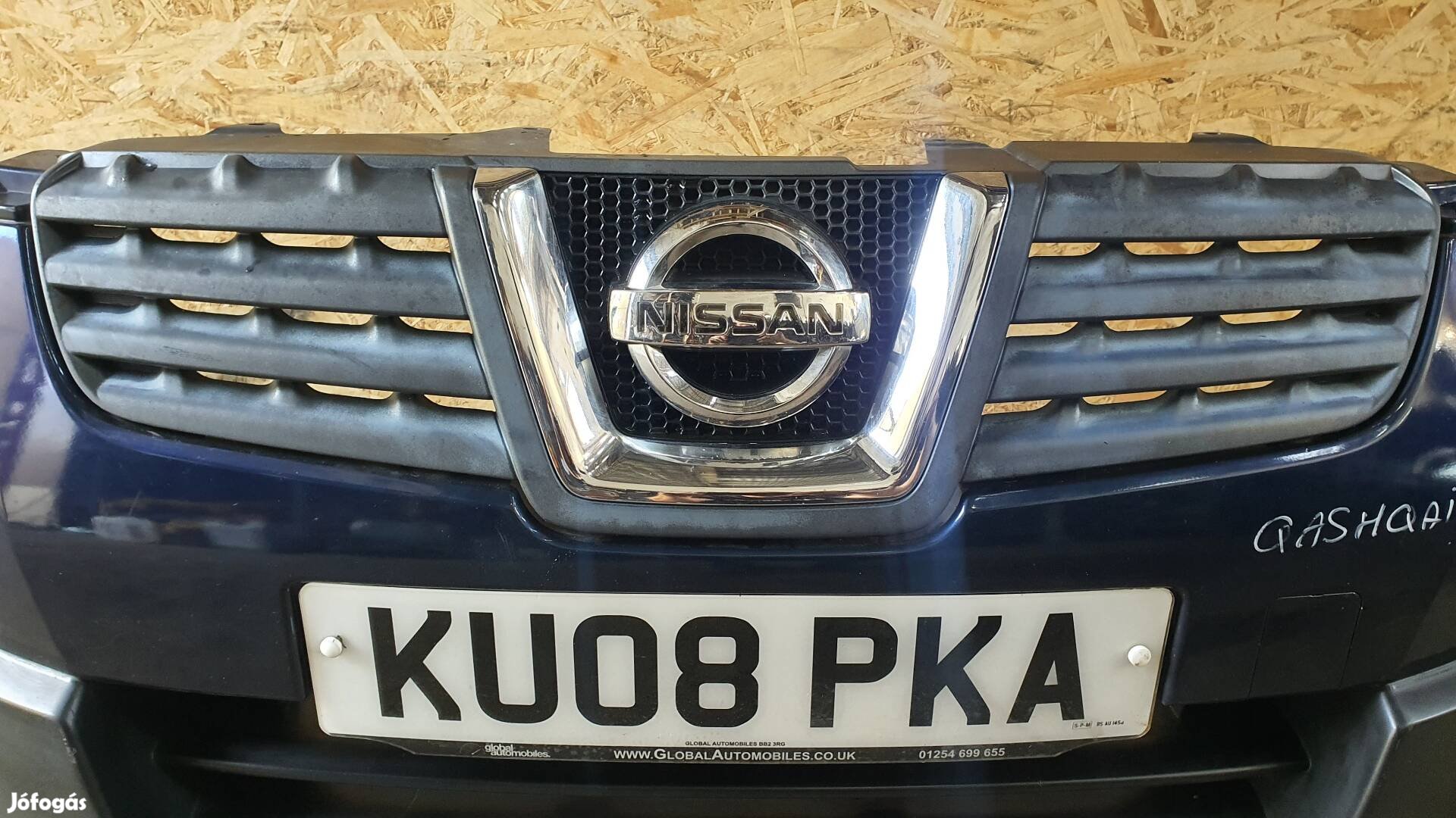 2008 Nissan Qashqai Első lökháritó diszrács  24.10.07