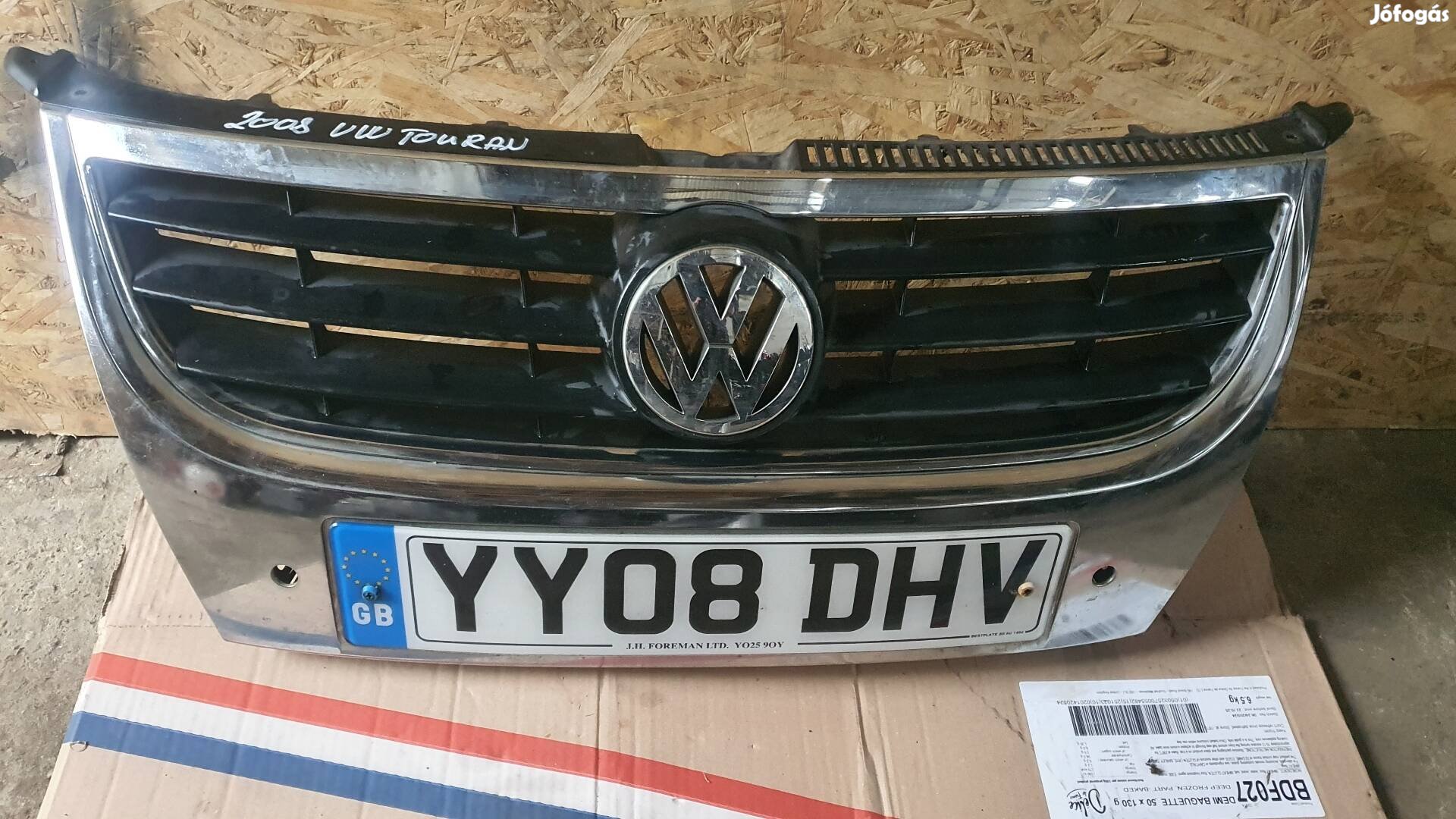 2008 VW Touran hütőrács 24.12.06.
