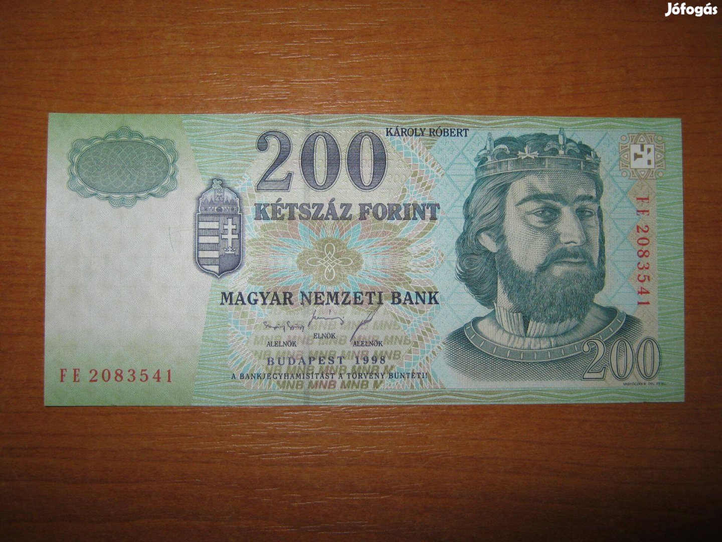 200 Forint UNC papírpénz, bankjegy