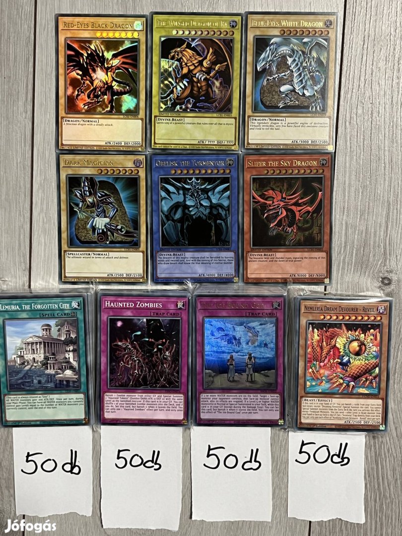 200 db Eredeti Yu-Gi-Oh / Yugioh / Yu Gi Oh kártya gyűjtemény!