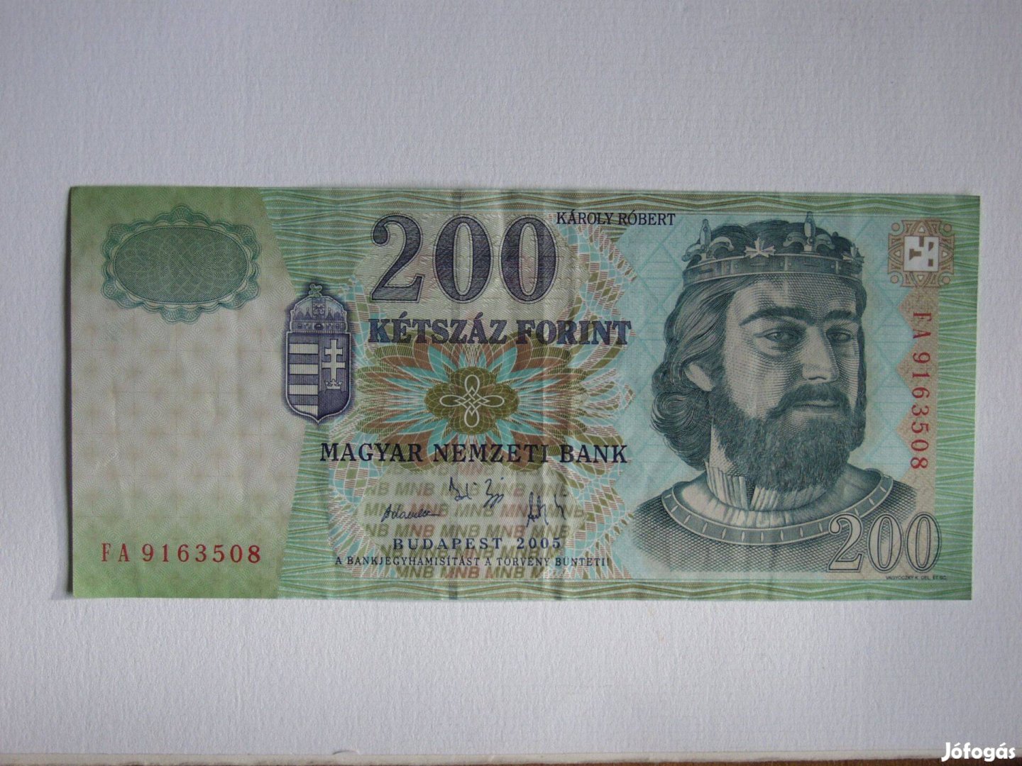 200 forint 2005 Fa sorozat. EF+ állapot!