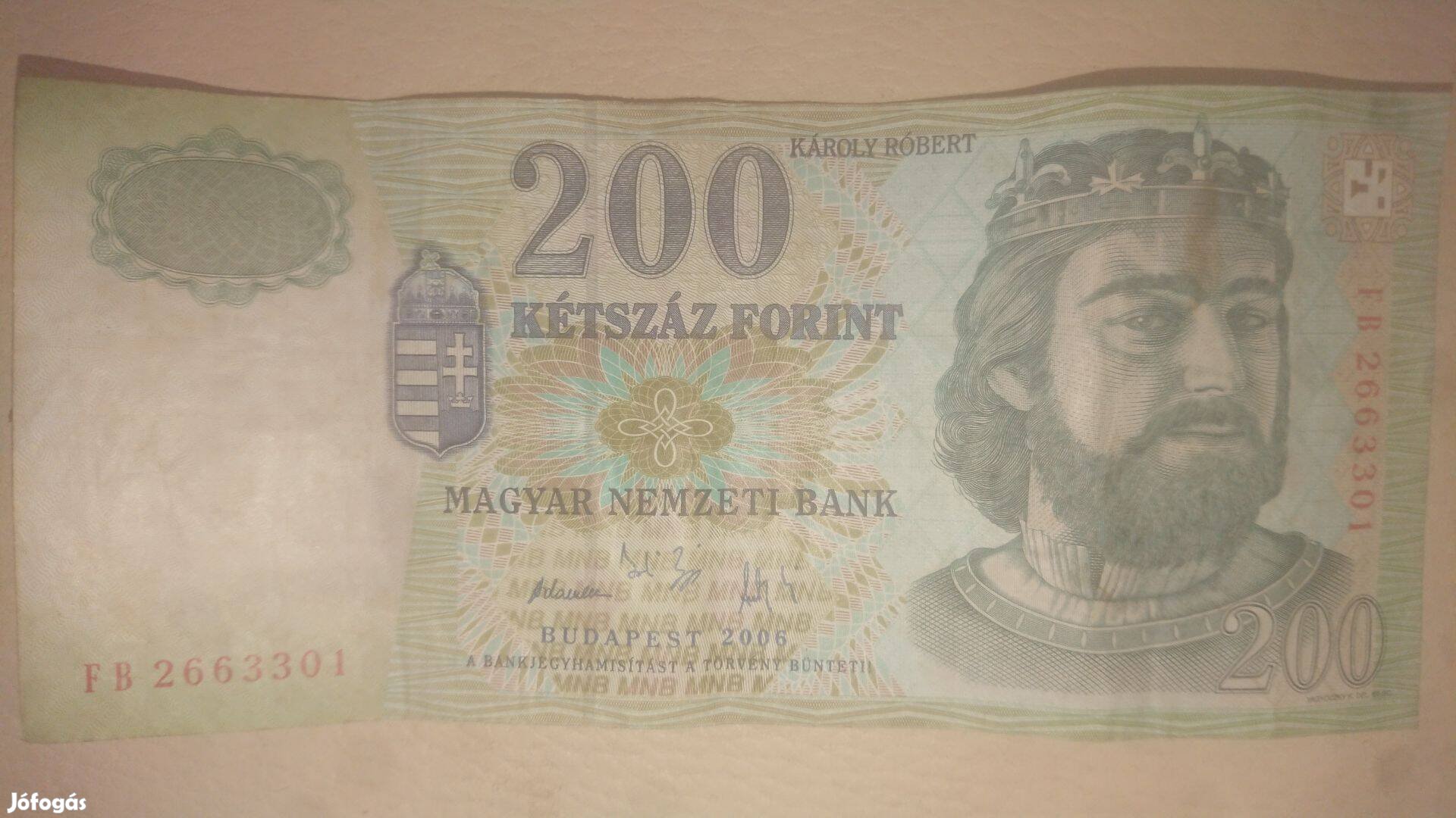 200 forint bankjegy FB2663301