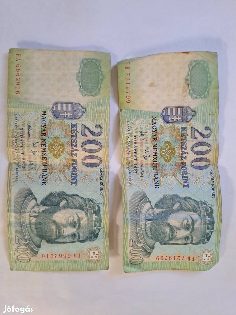 200 forintos papír