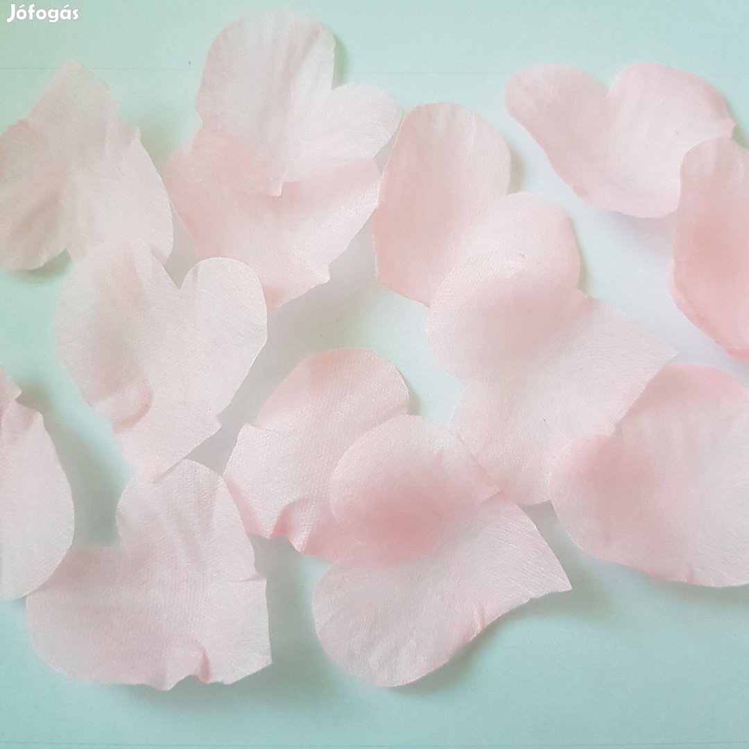 200db szív alakú virágszirom, rózsaszirom, szirom