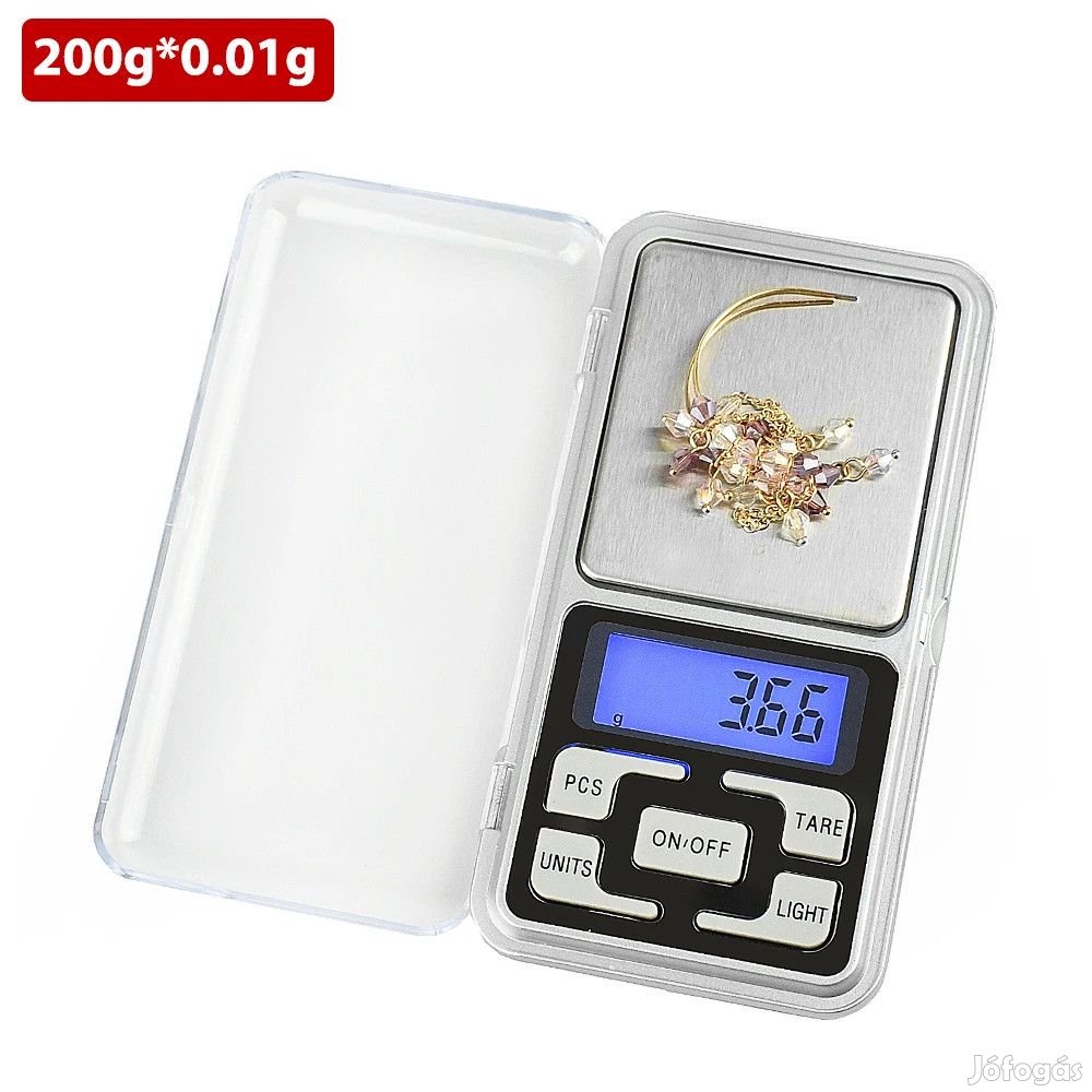 200g/0.01g mini digitális nagy pontosságú mérleg