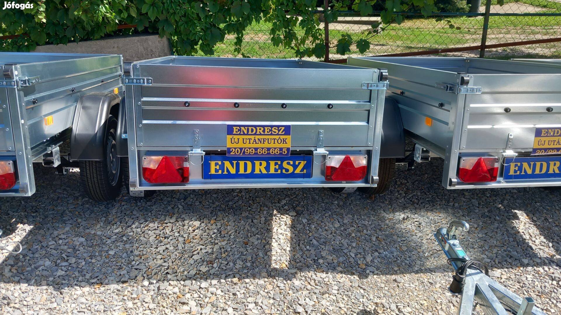 200x108x36, Könnyű, horganyzott Új Utánfutó Készletről! Névre Írva 415