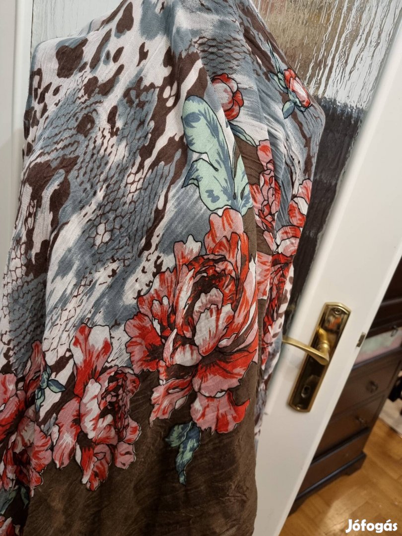 200x90cm Olasz pamut sál Új 