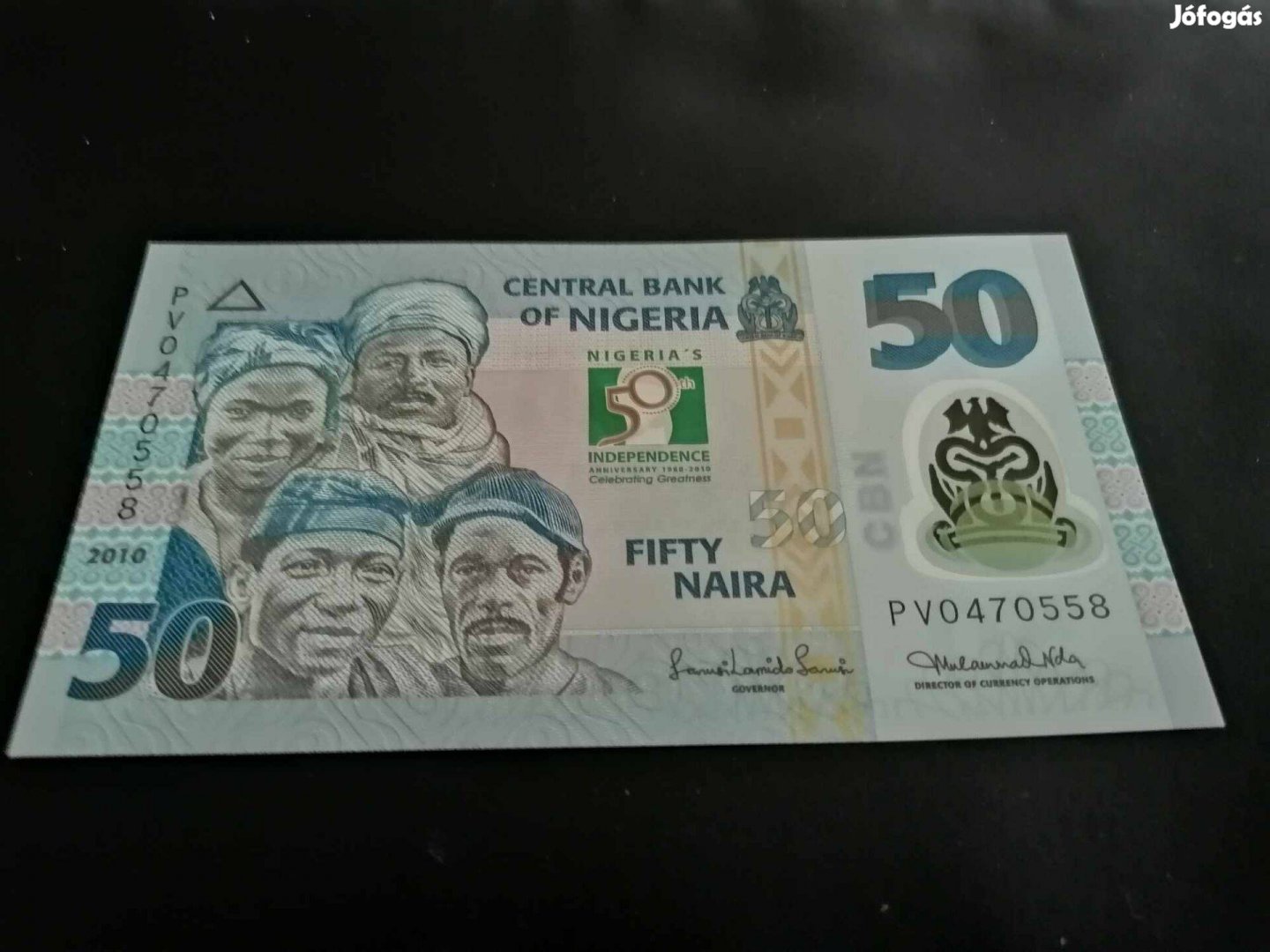 2010 / 50 Naira UNC Nigéria Polymer