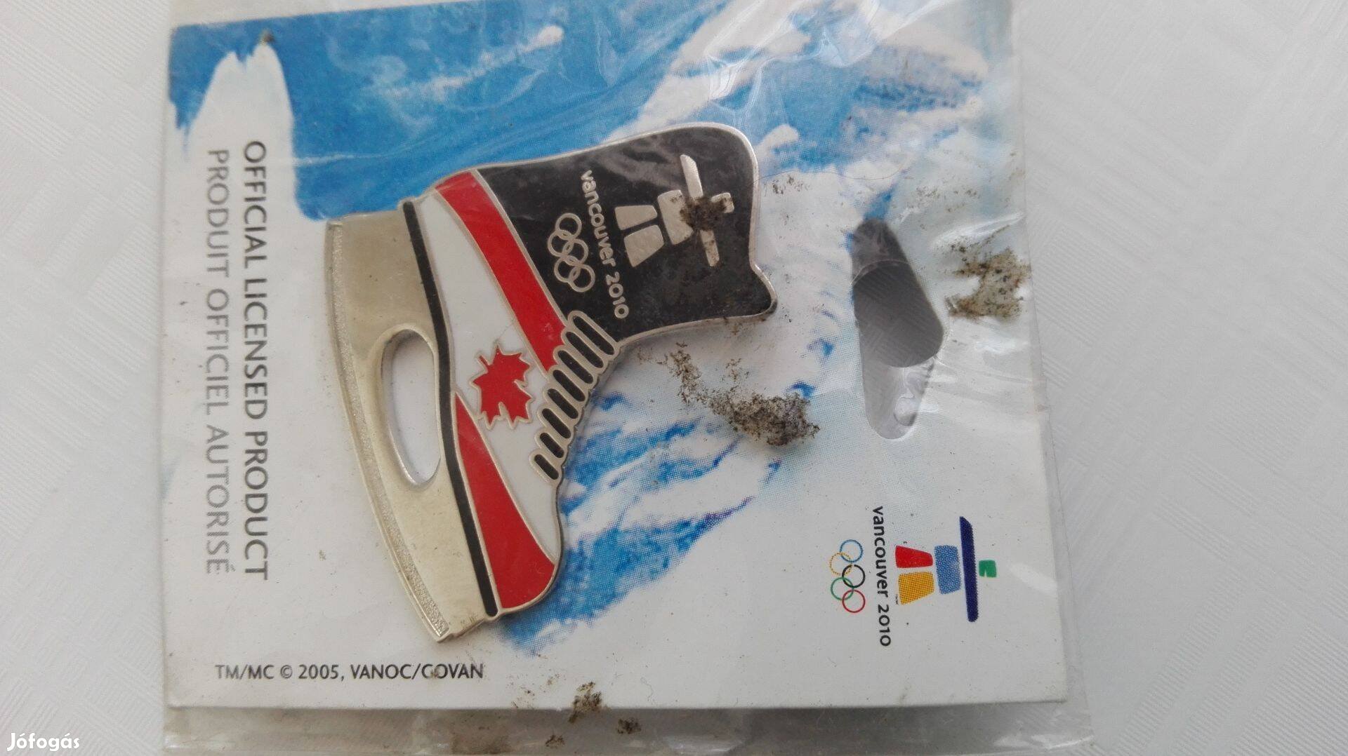 2010-es Vancouveri Téli Olimpiai jelvény bontatla csomagolásb