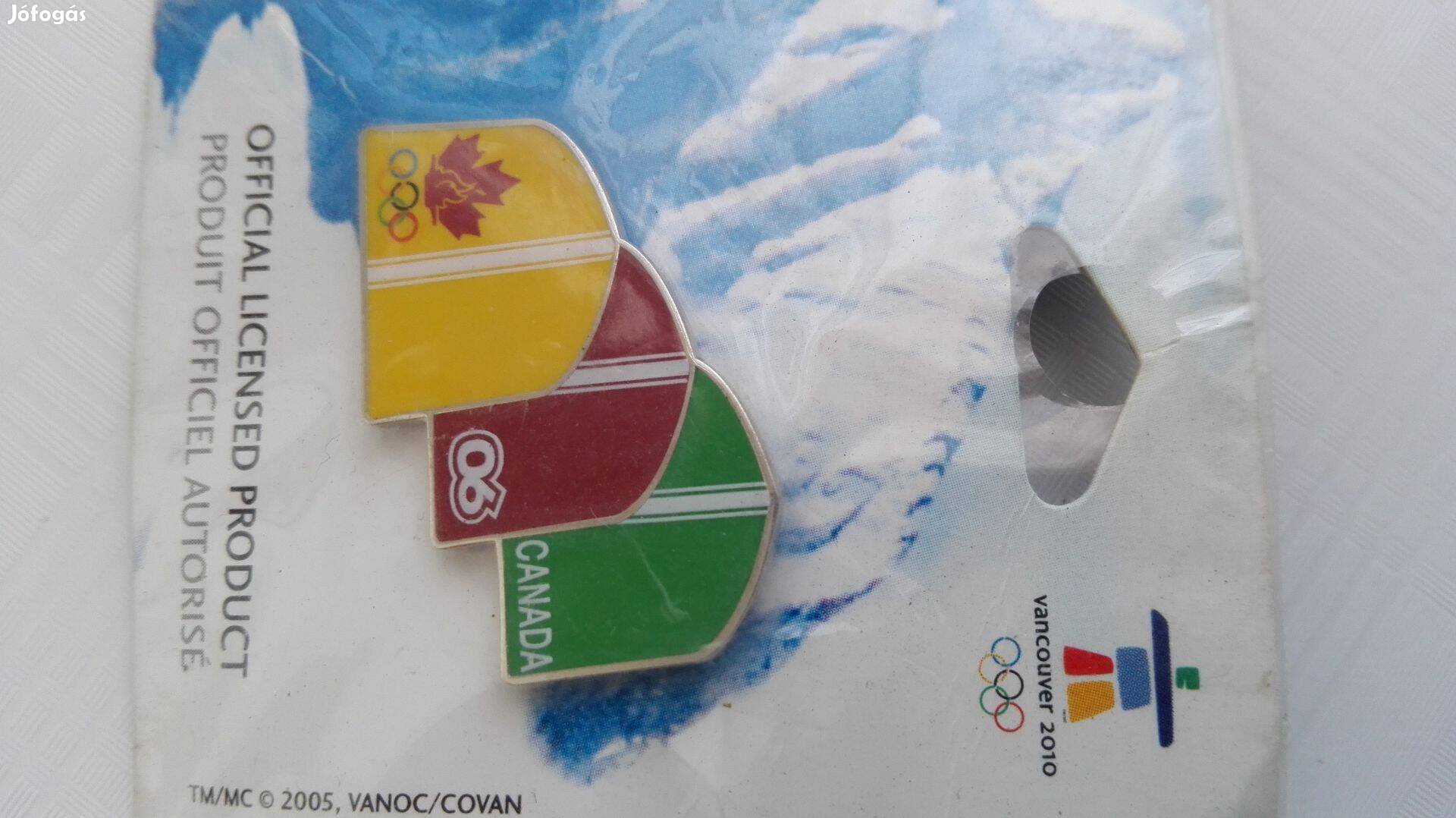 2010-es Vancouveri Téli Olimpiai jelvény bontatla csomagolásba