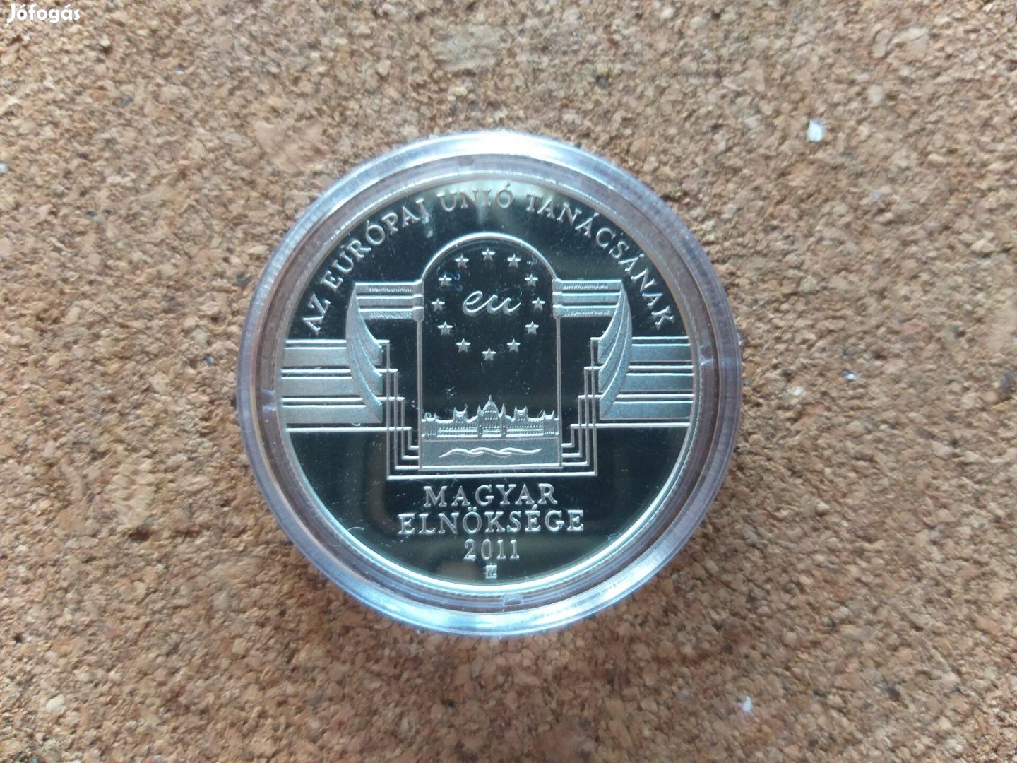 2011 Európa Tanács magyar elnöksége PP UNC ezüst érme eladó !