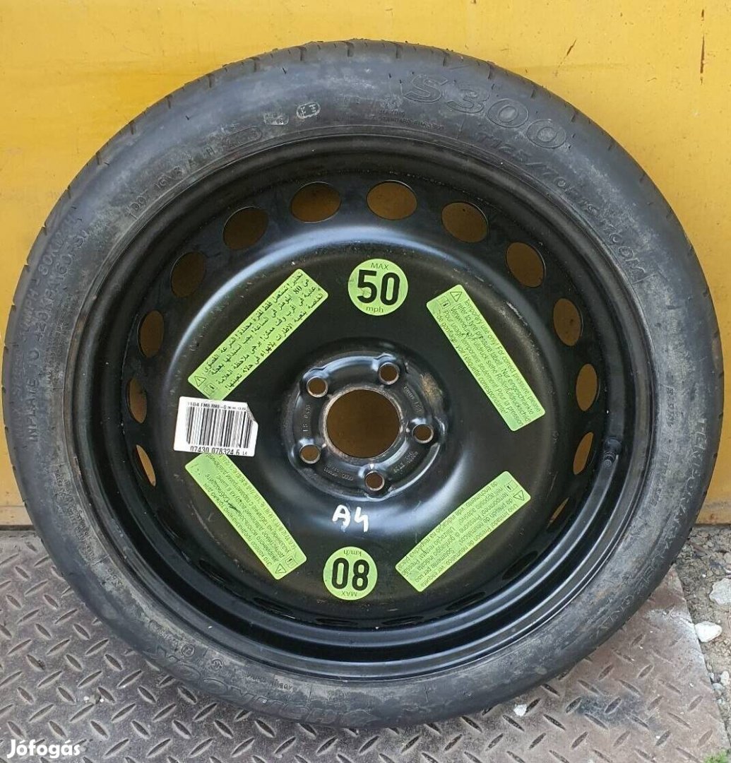 2013 Audi A4 Mankókerék 5x112  125/70R19  Et29