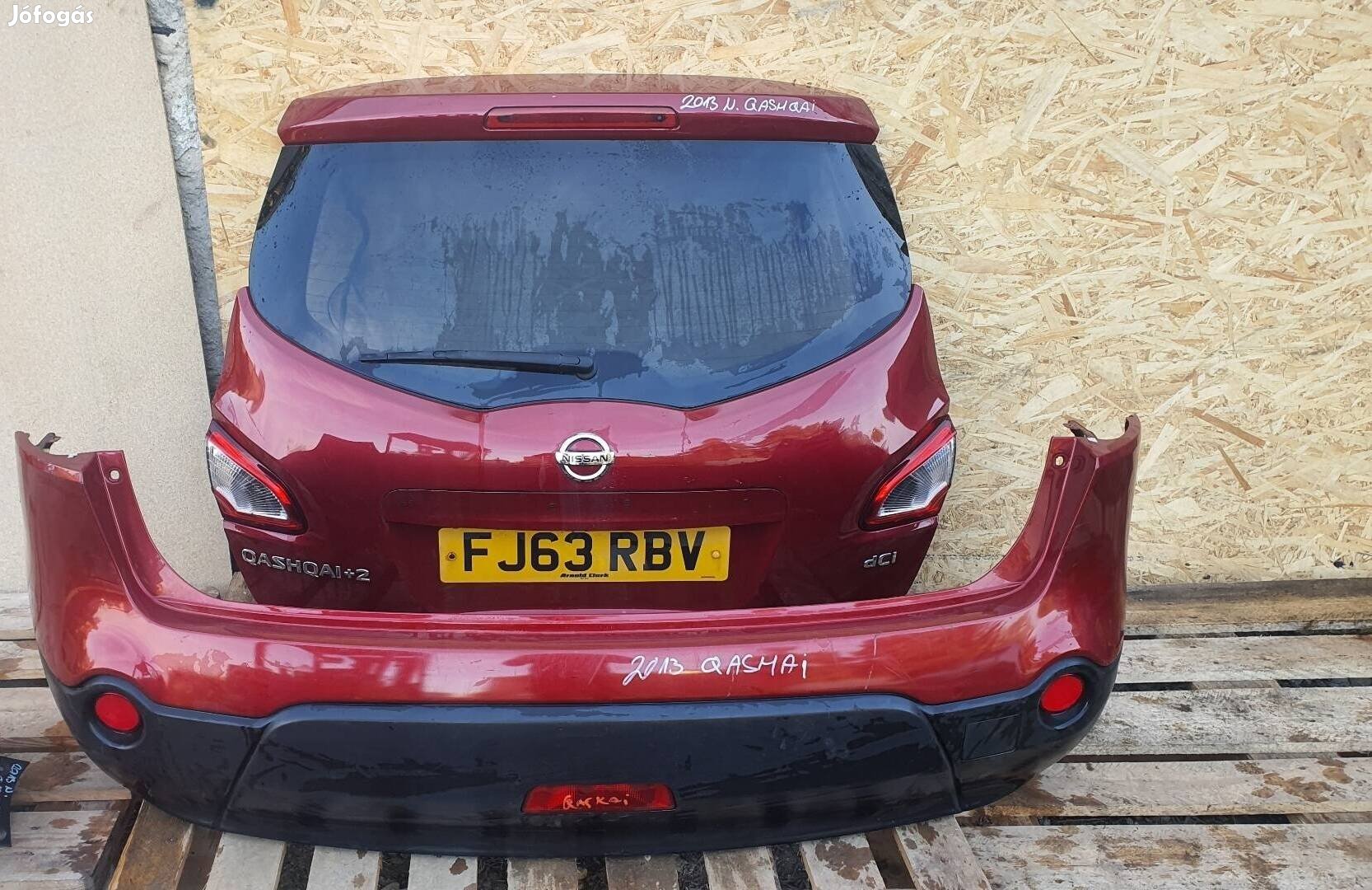 2013 Nissan Qashqai csomagtér ajtó  24.11.07