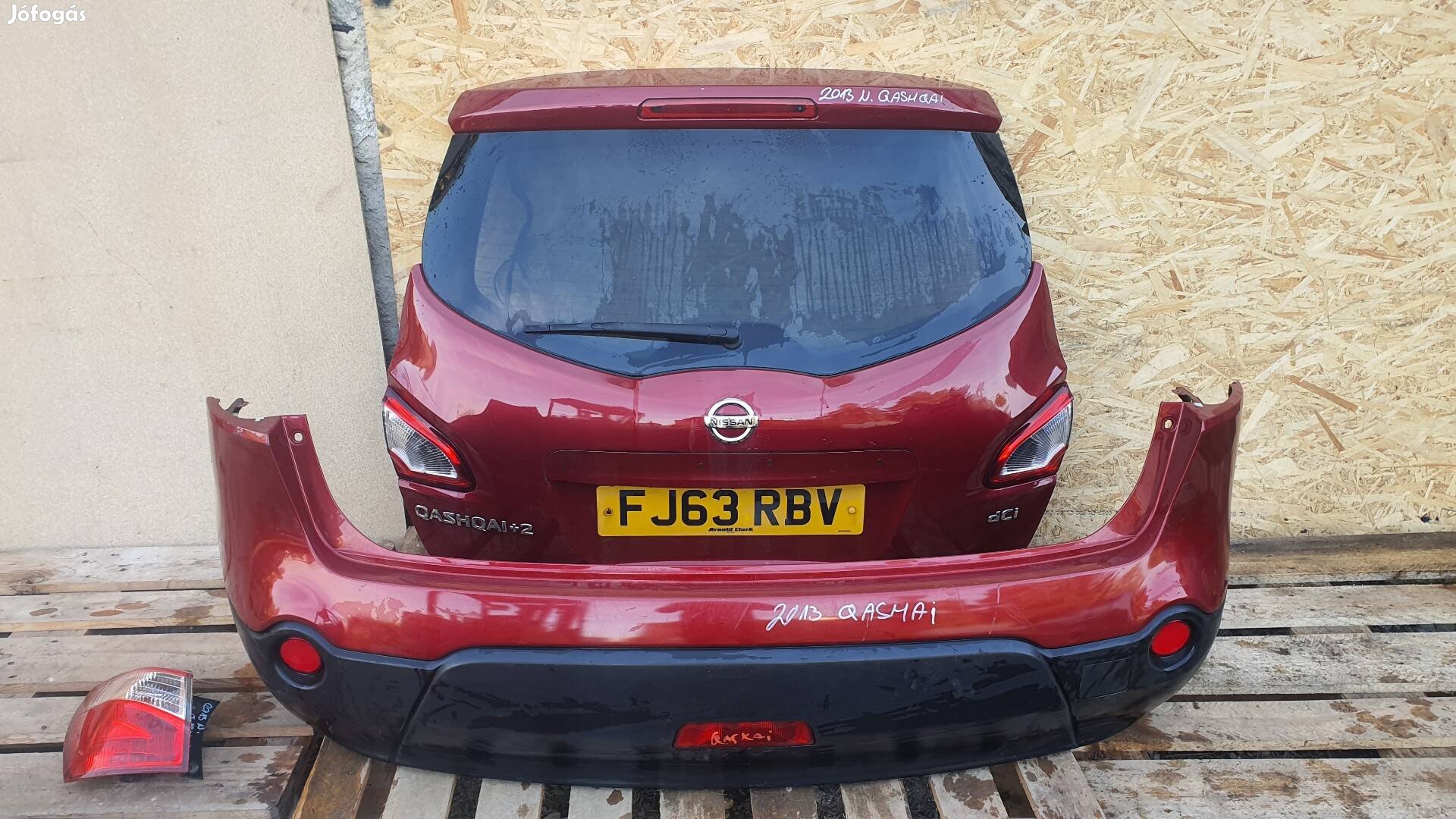 2013 Nissan Qashqai csomagtér ajtó  24.11.07