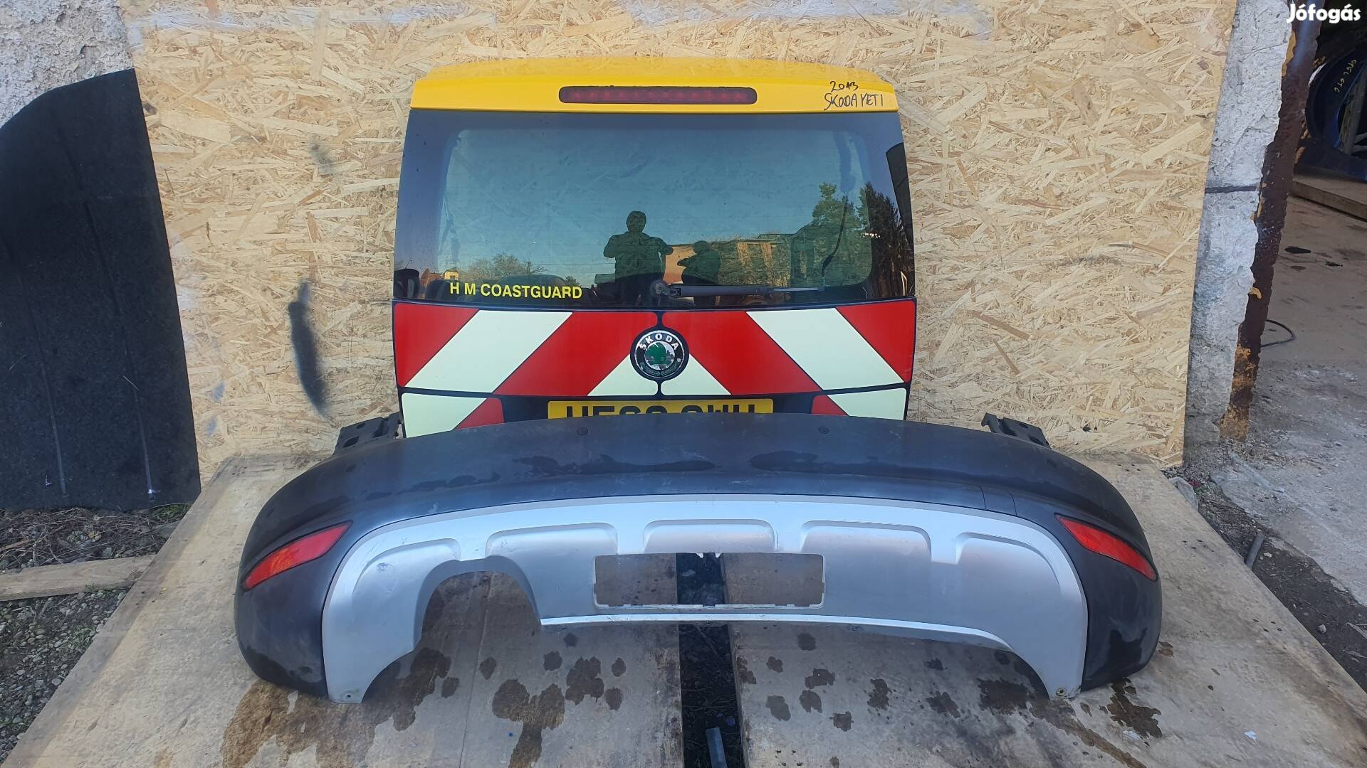 2013 Skoda Yeti Csomagtér ajtó,Radaros hátsó lökháritó 