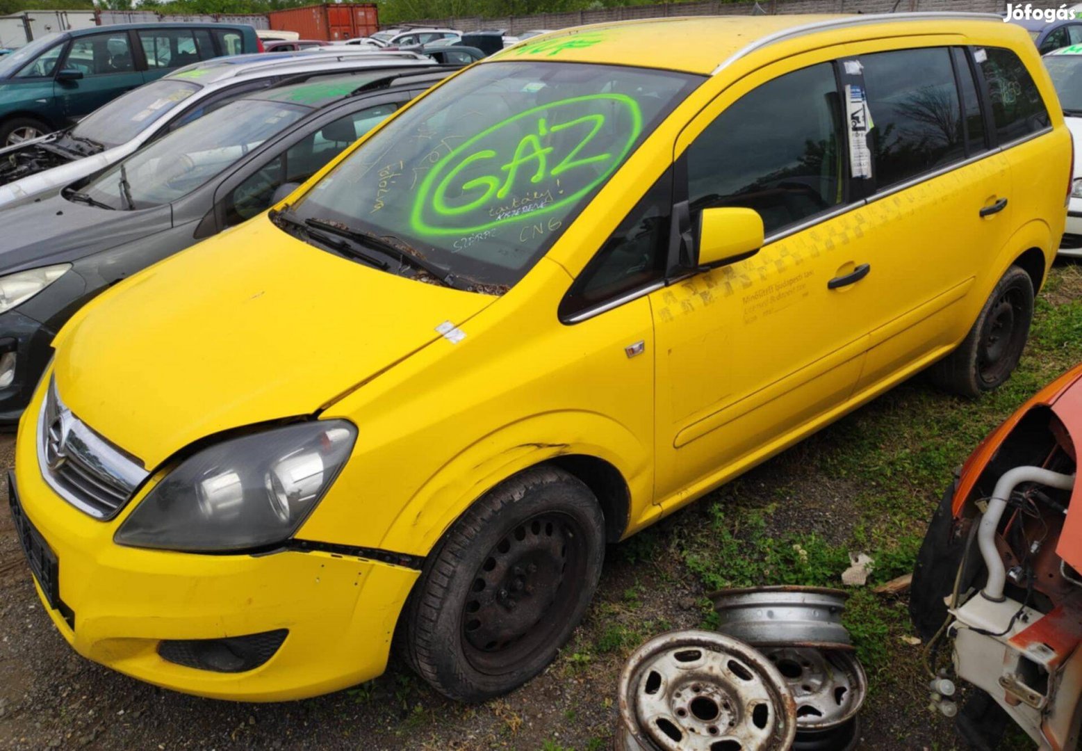 2014 Opel Zafira B 1.6 CNG, manuális - Bontás!
