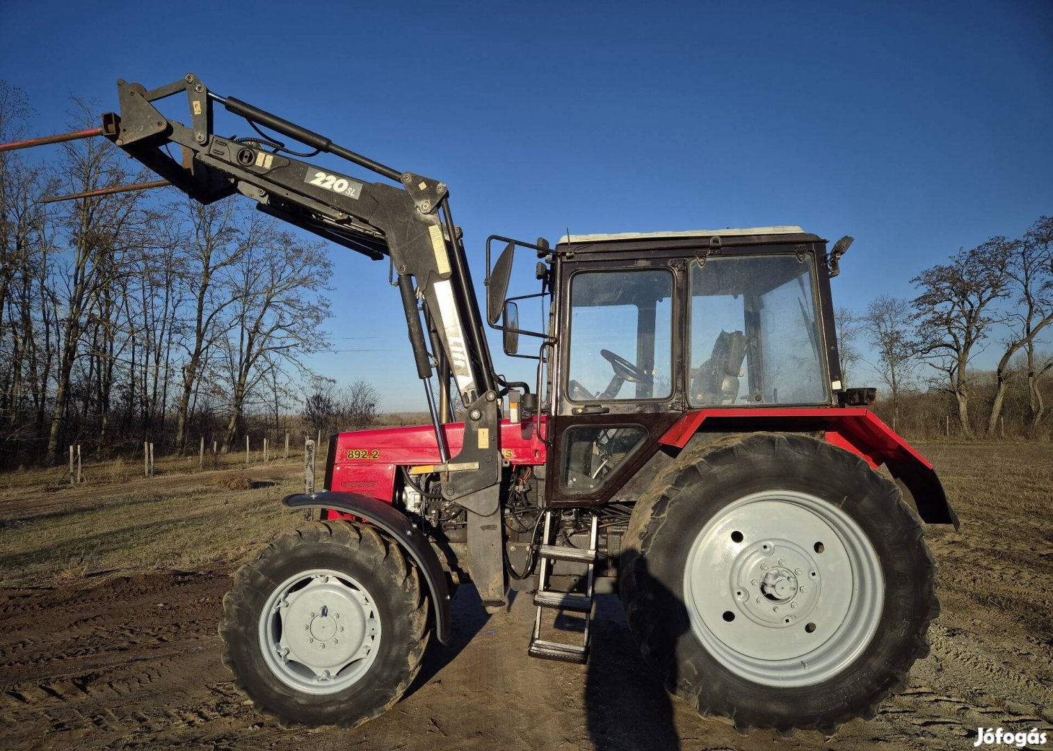 2016 Mtz 892.2 klímás grammer ülés Traclift homlokrakodó 