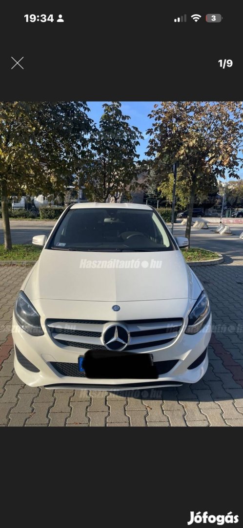 2016-os Mercedes B180, friss nagy szervizzel, hibátlan állapotban!
