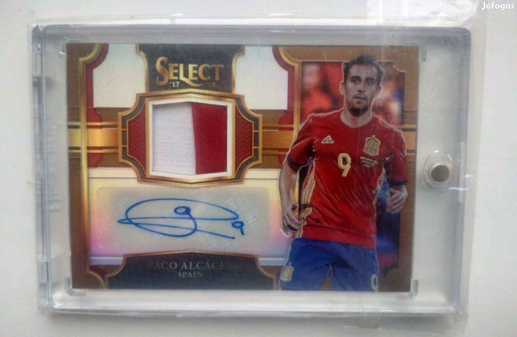 2017-18 Panini Select Paco Alcacer Jersey Relic Autograph Auto 09/49