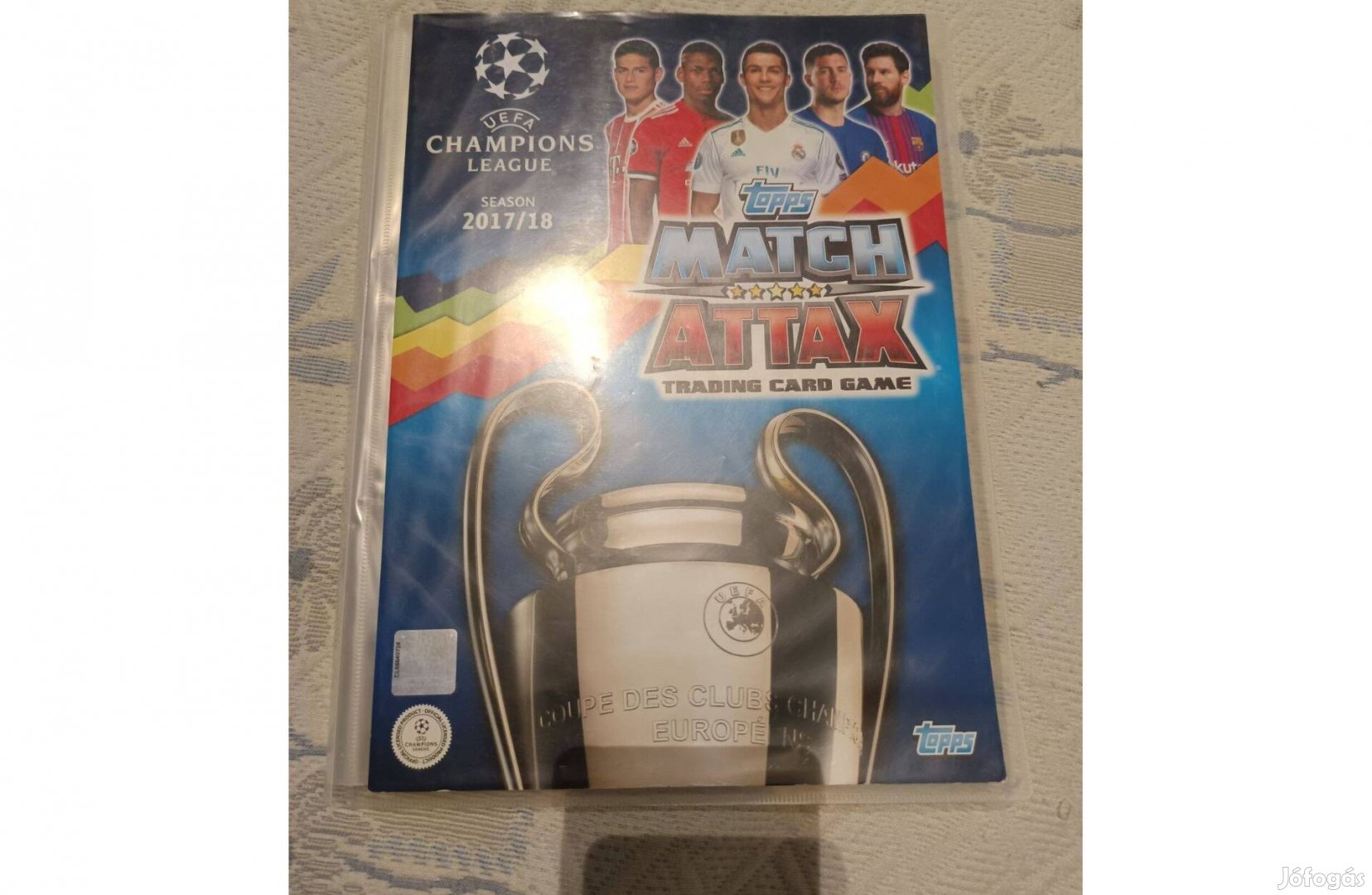 2017/2018 match attax album eladó