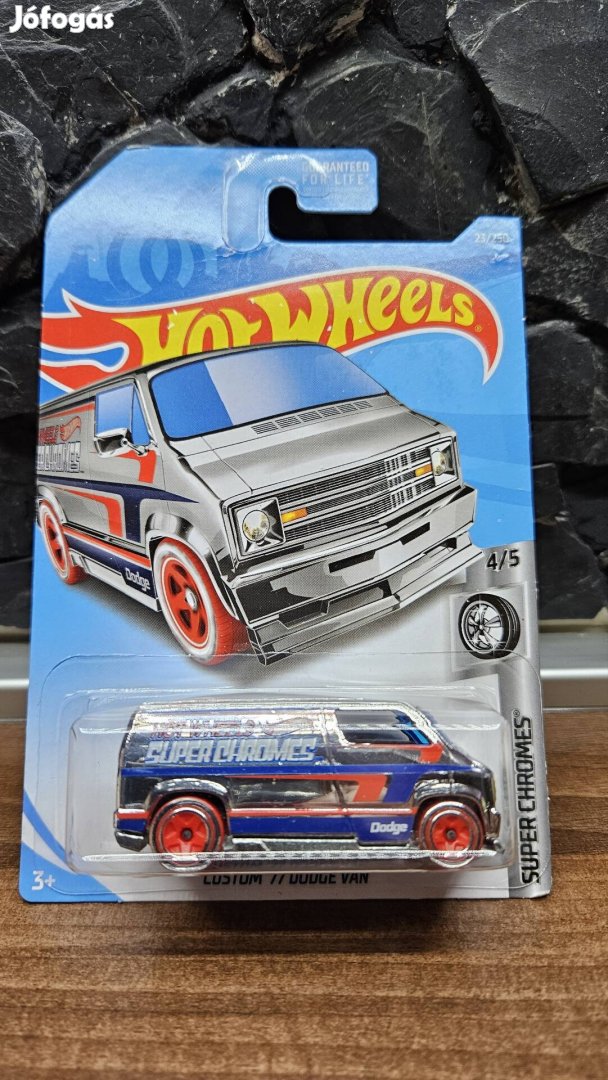 2017 Hot Wheels # Super Chromes # Custom '77 Dodge Van