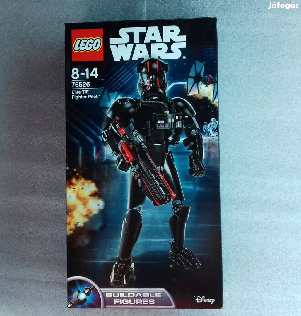 2017: Bontatlan Star Wars LEGO 75526 Elit TIE pilóta. Utánvét GLS Foxp