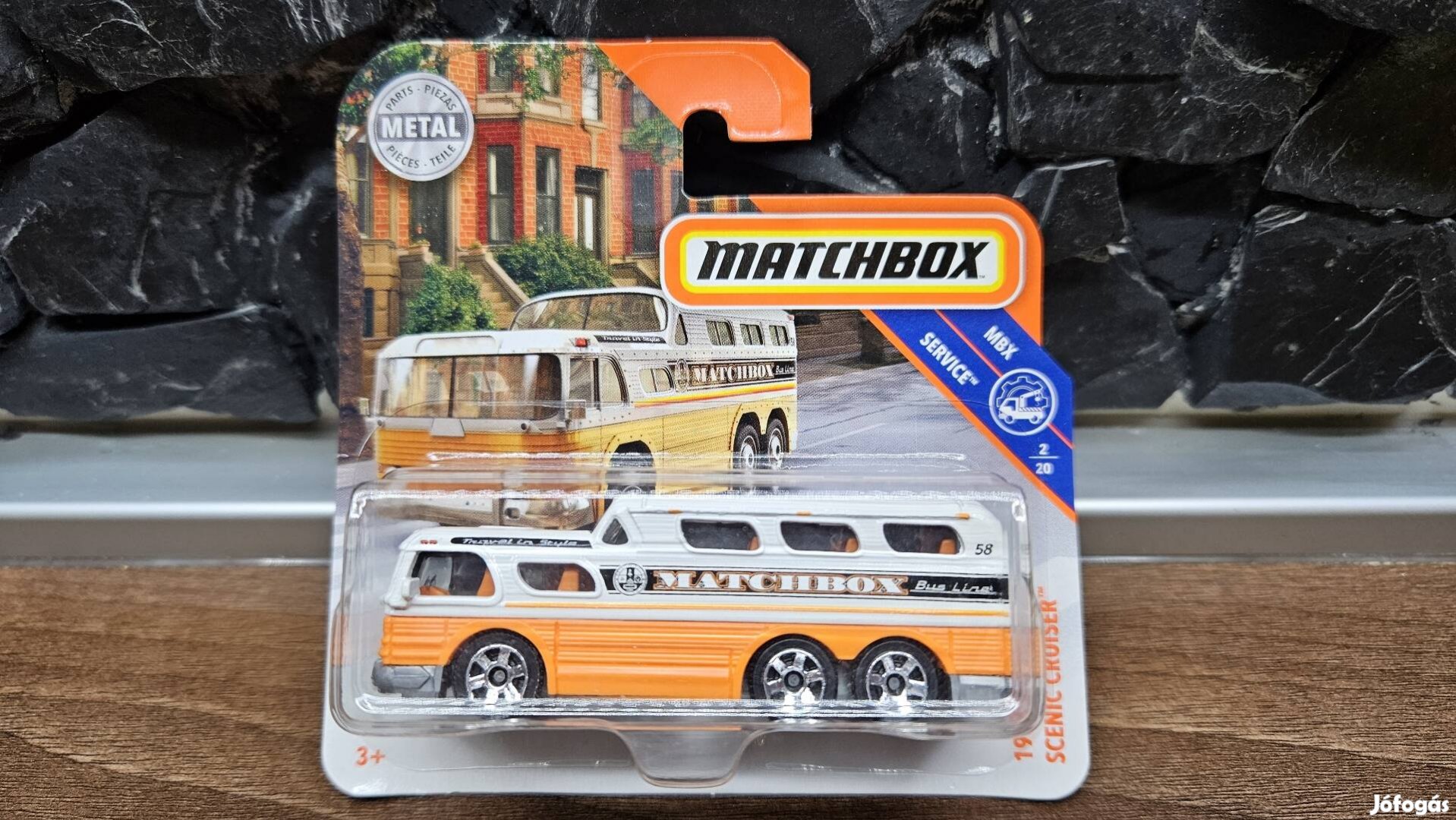 2018 Matchbox # Mbx Srevice # 1955 GMC Scenic Cruiser - 5 küllős kerék