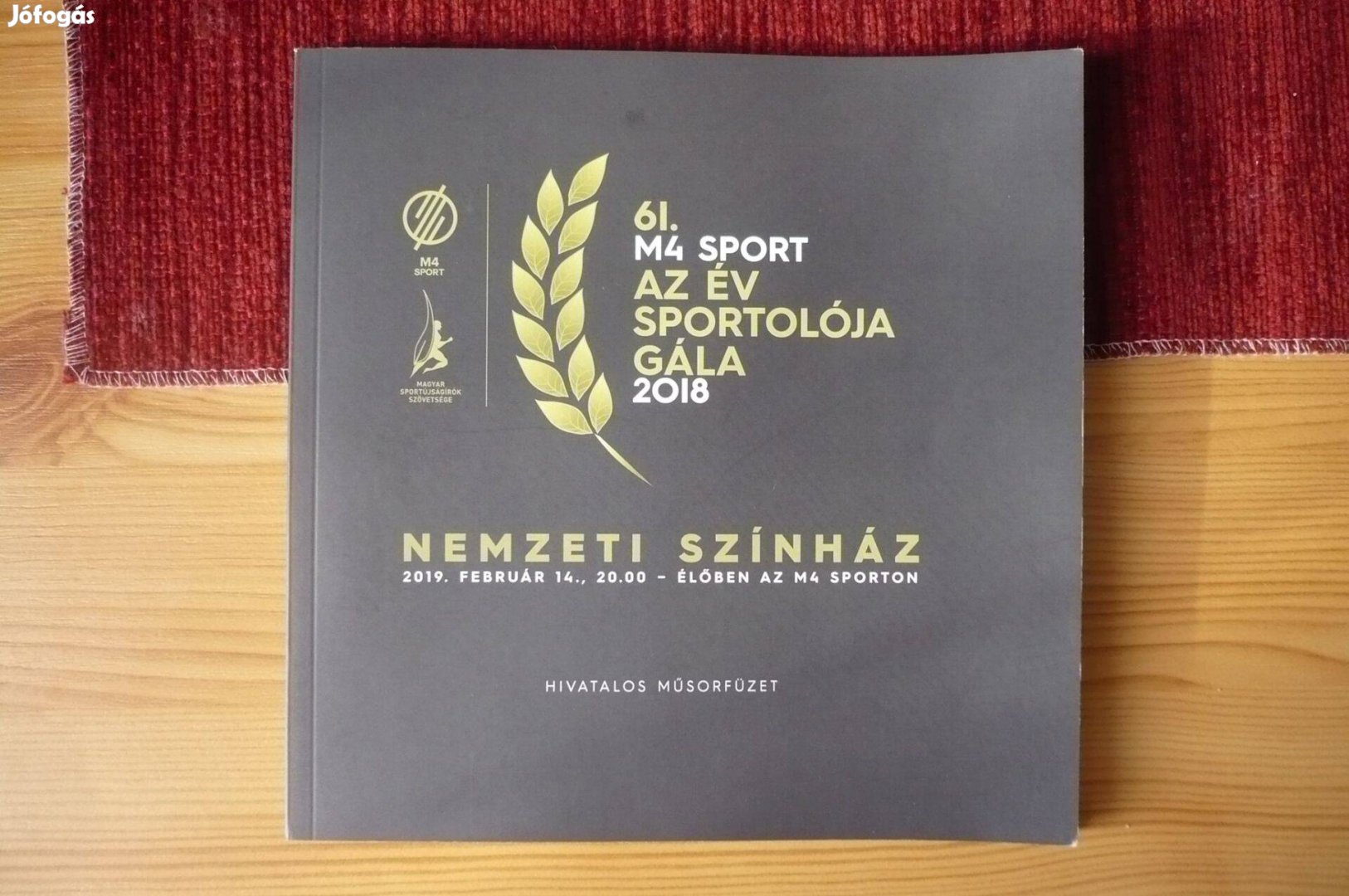 2018. Az év sportolója gála műsorfüzet