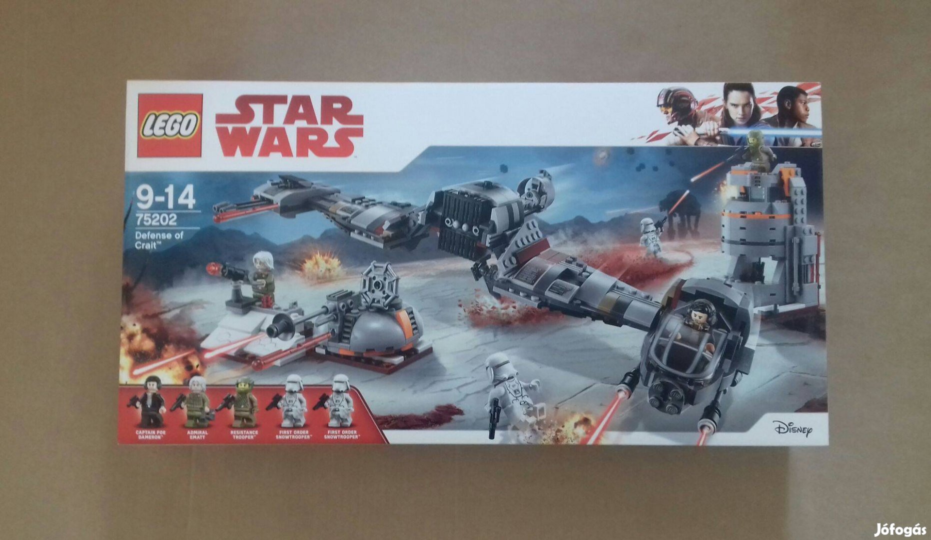 2018: Bontatlan Star Wars LEGO 75202 Crait védelme. Utánvét GLS Post F