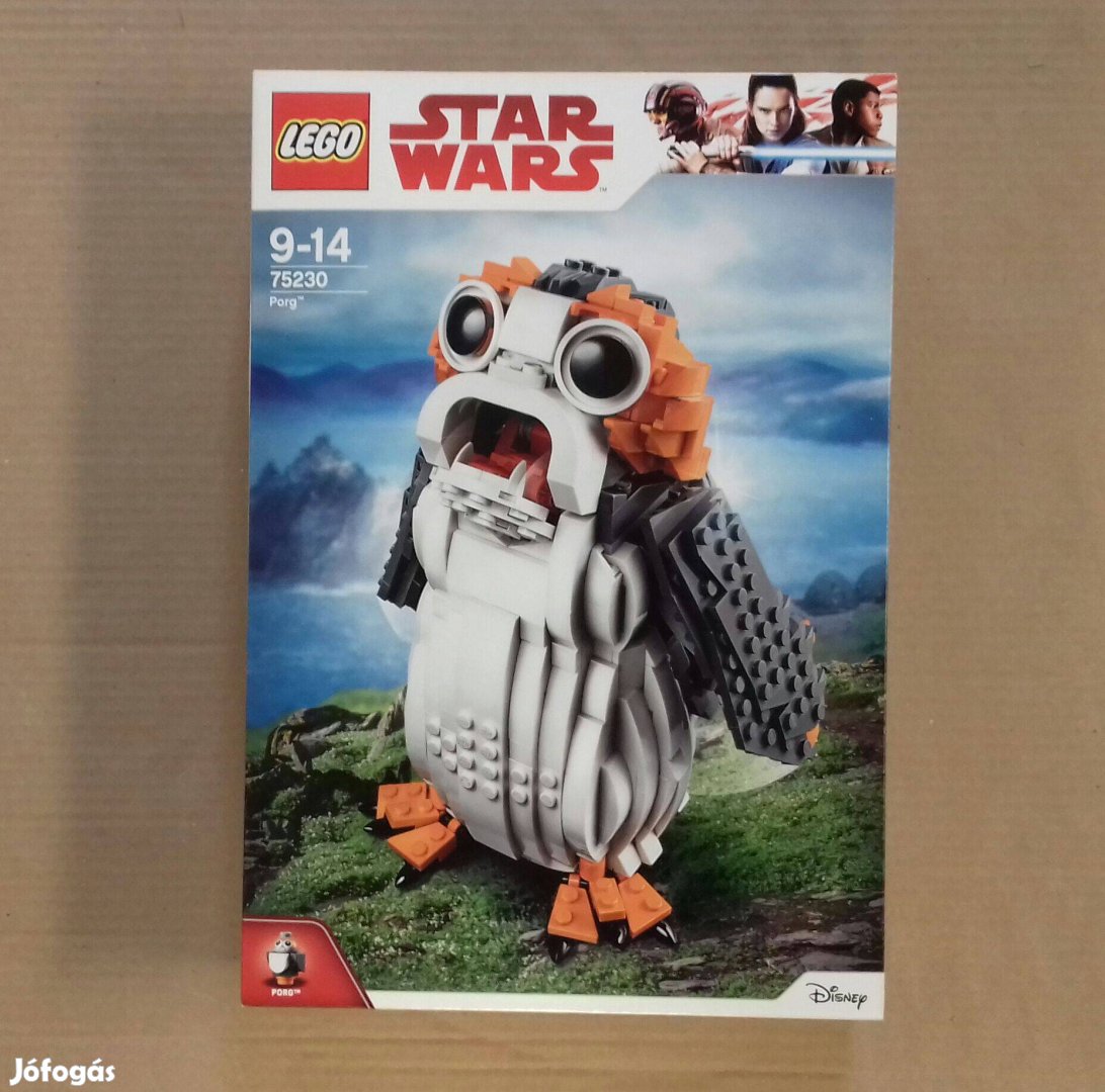 2018: Bontatlan Star Wars LEGO 75230 Porg. Utánvét GLS Foxpost Posta