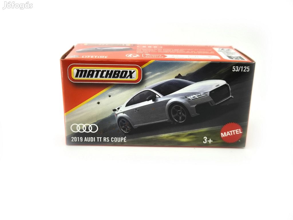 2019 Audi TT RS Coupé - 53/125 - dobozos -  Matchbox - 1:64