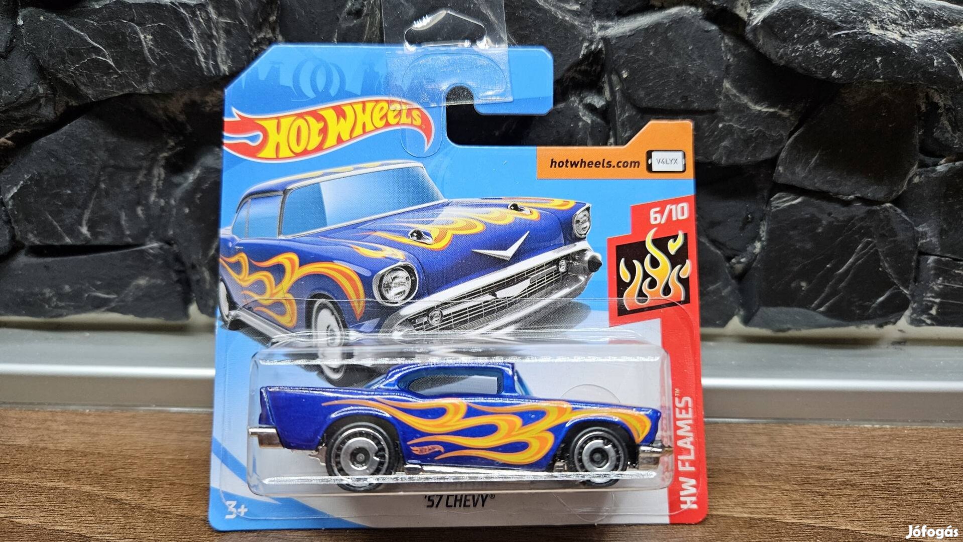 2019 Hot Wheels # HW Flames # '57 Chevy