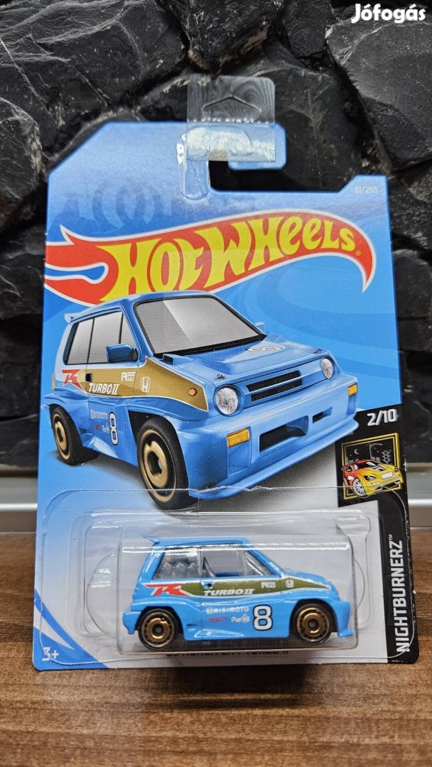 2019 Hot Wheels # Nightburnerz # '85 Hond City Turbo II