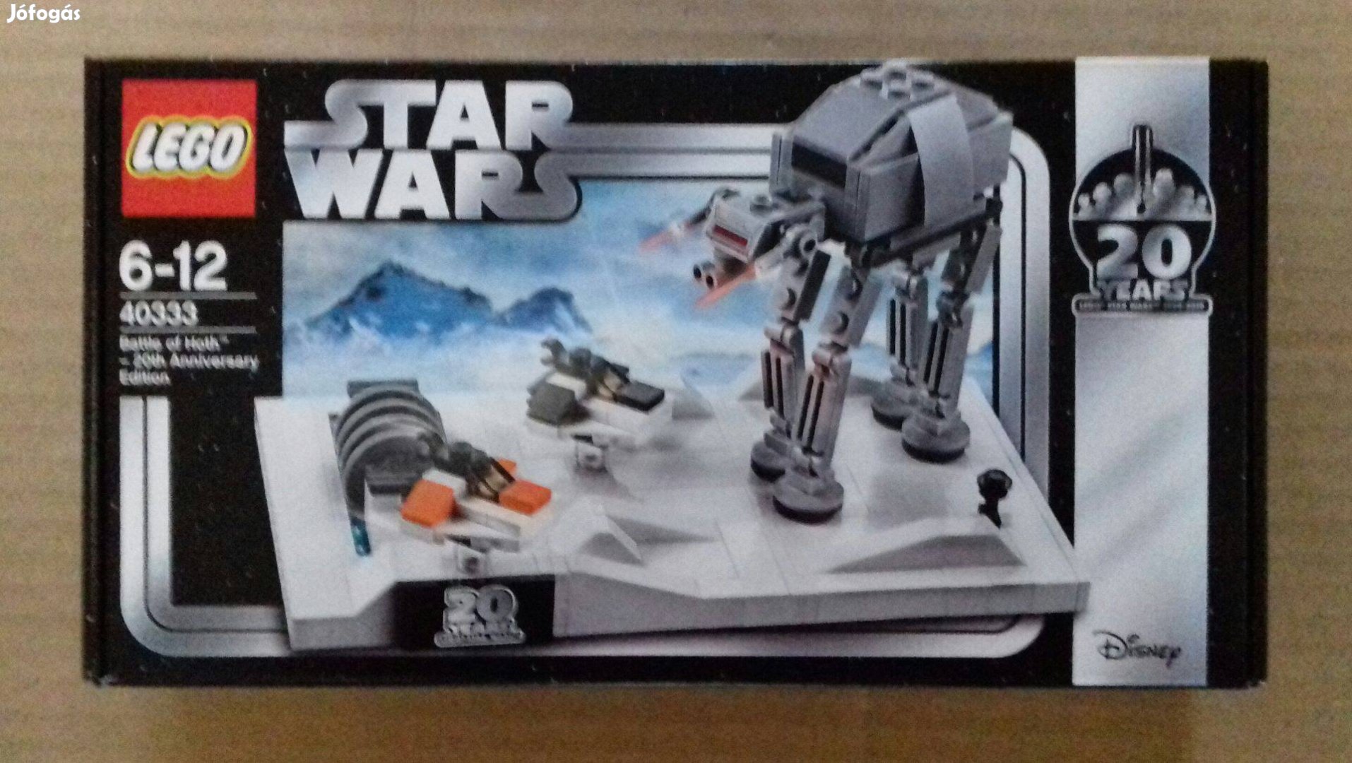 2019: Bontatlan 20. évfordulós Star Wars LEGO 40333 Hothi csata utánvé