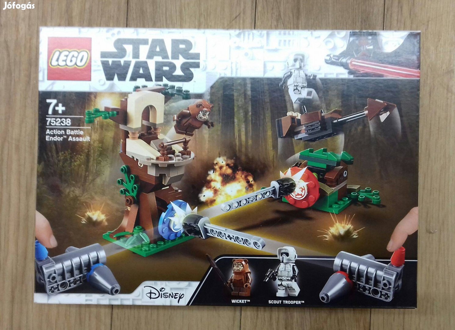 2019: Bontatlan Star Wars LEGO 75238 Action Battle Endor támadás utánv