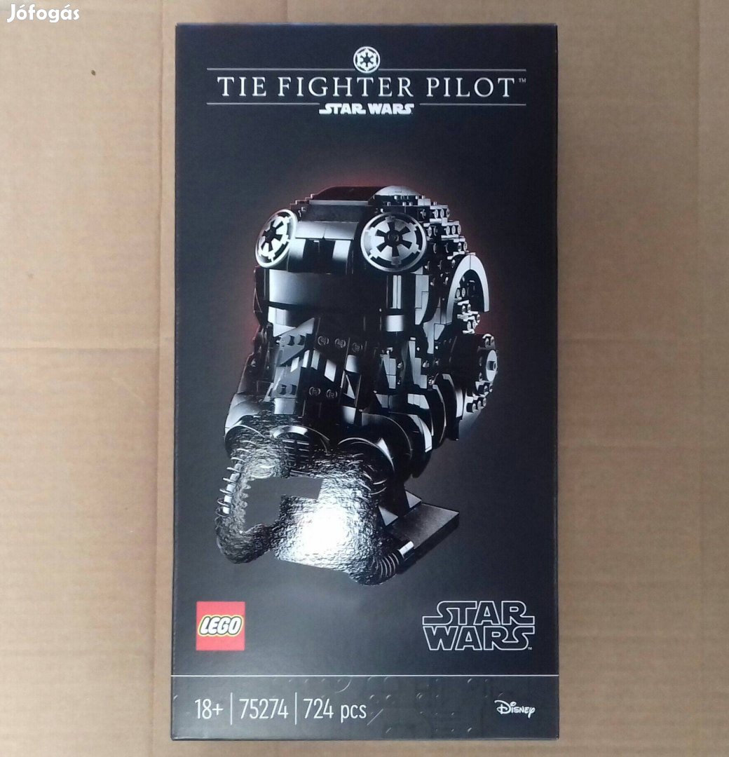 2020 Bontatlan Star Wars LEGO Helmet 75274 TIE vadász pilóta sisak utá