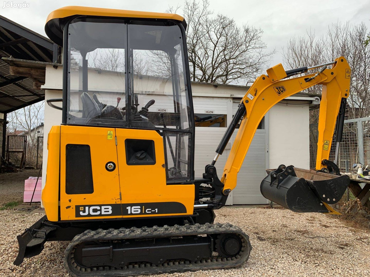 2020 JCB 16c1 minikotró, árokásó, újszerű, kiváló állapotban eladó