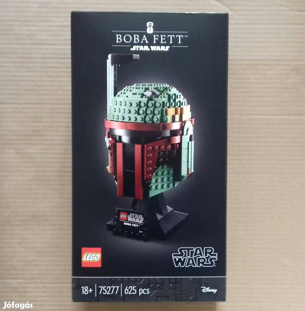 2020: Bontatlan Star Wars LEGO Helmet 75277 Boba Fett sisak utánvét GL