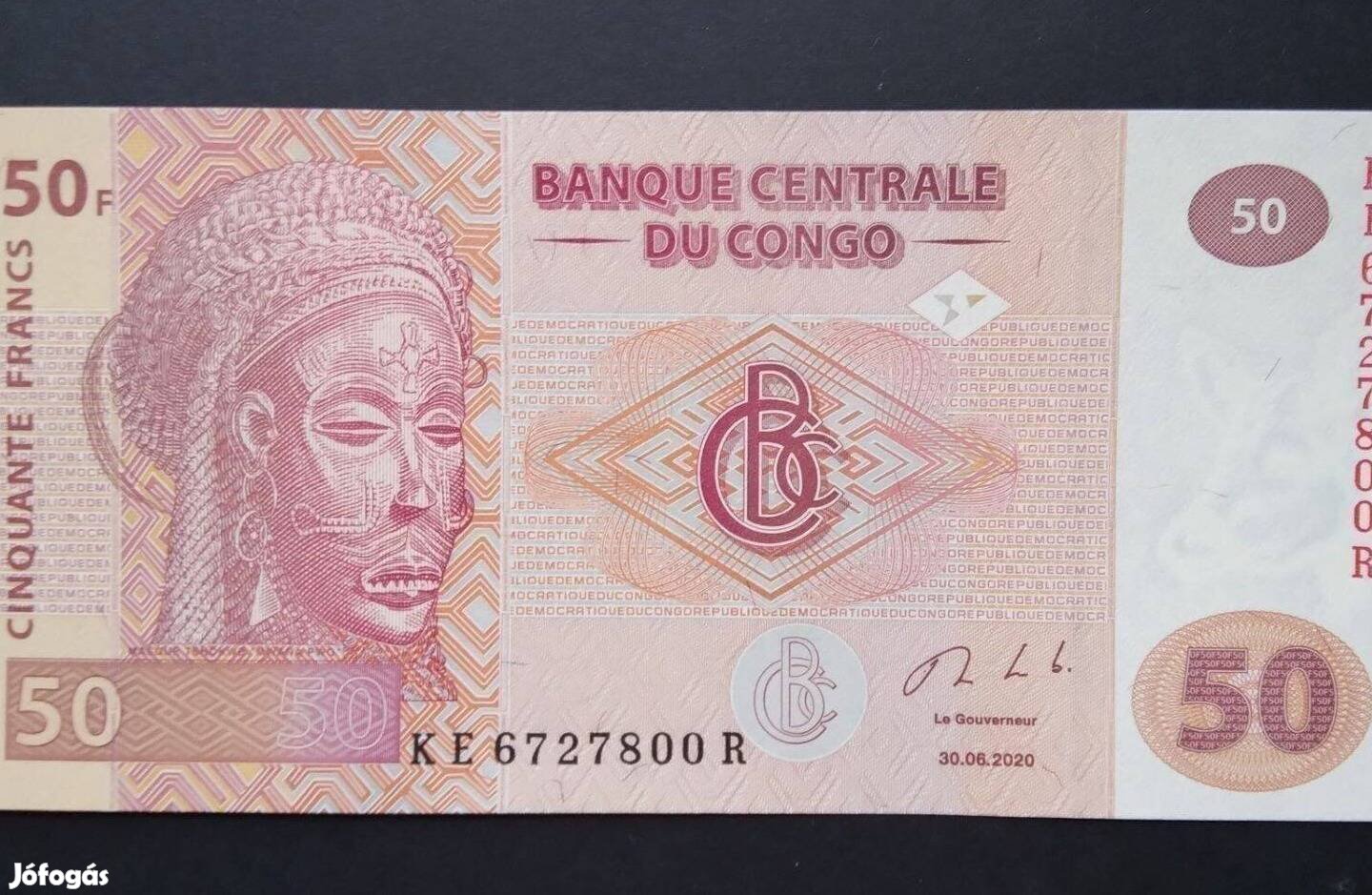 2020 / 50 Francs UNC Kongó (M1)