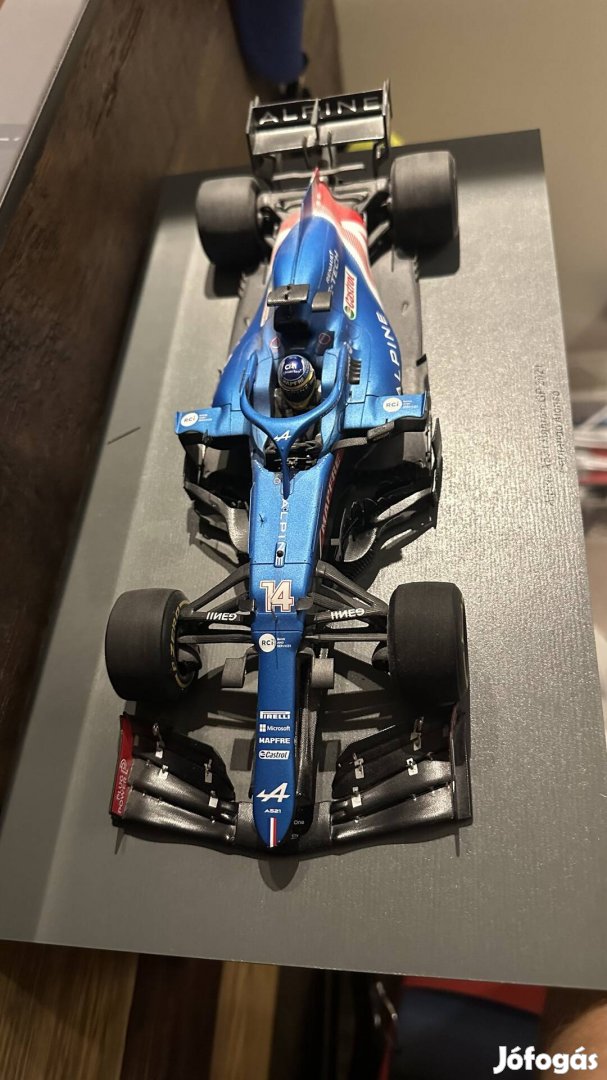 2021 Fernando Alonso Alpine 1:18 Spark model