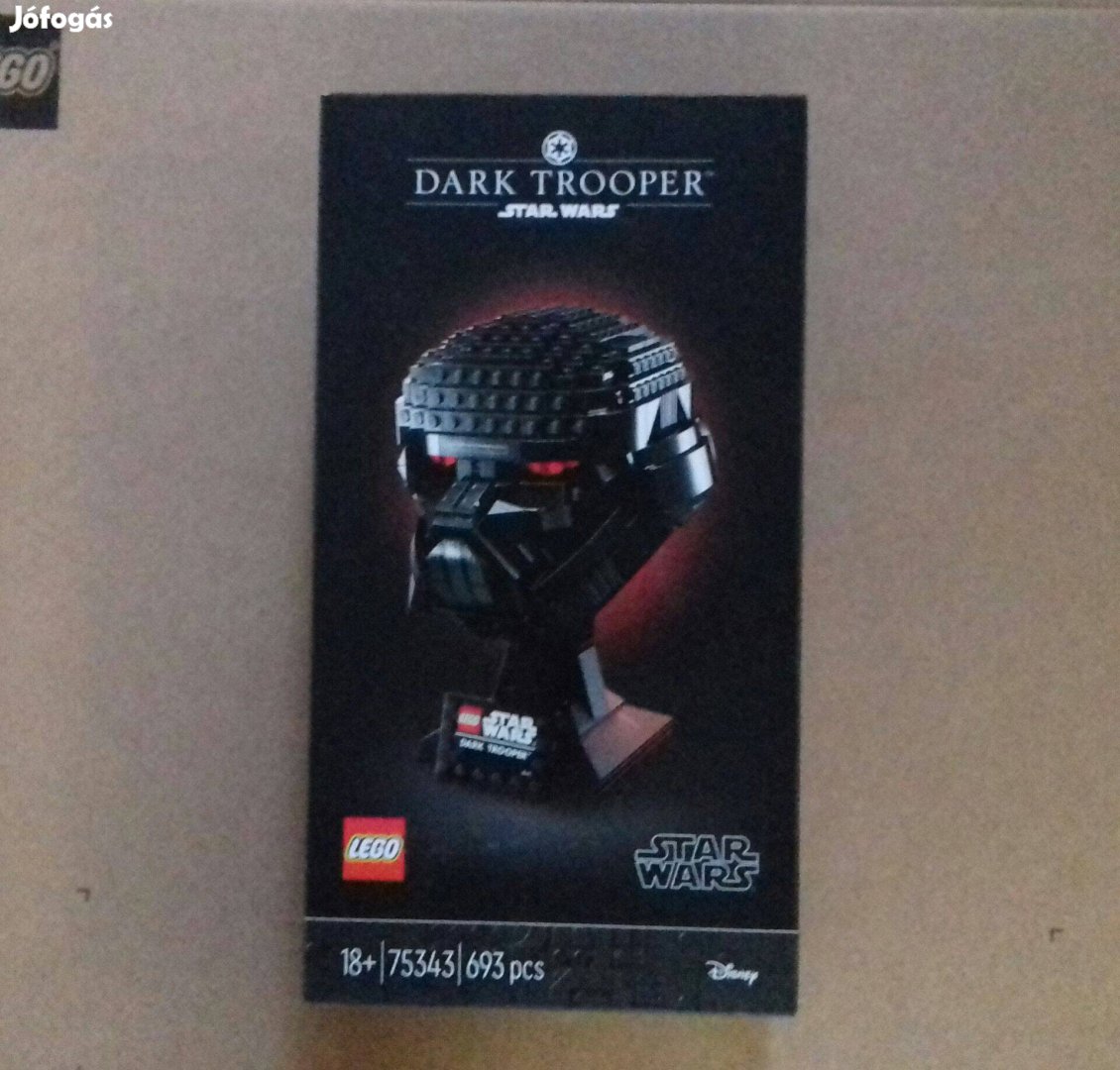 2022: Bontatlan Star Wars LEGO Helmet 75343 Dark Trooper sisak utánvét