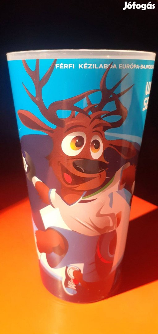 2022-es Férfi kézilabda EB 0,5l pohár